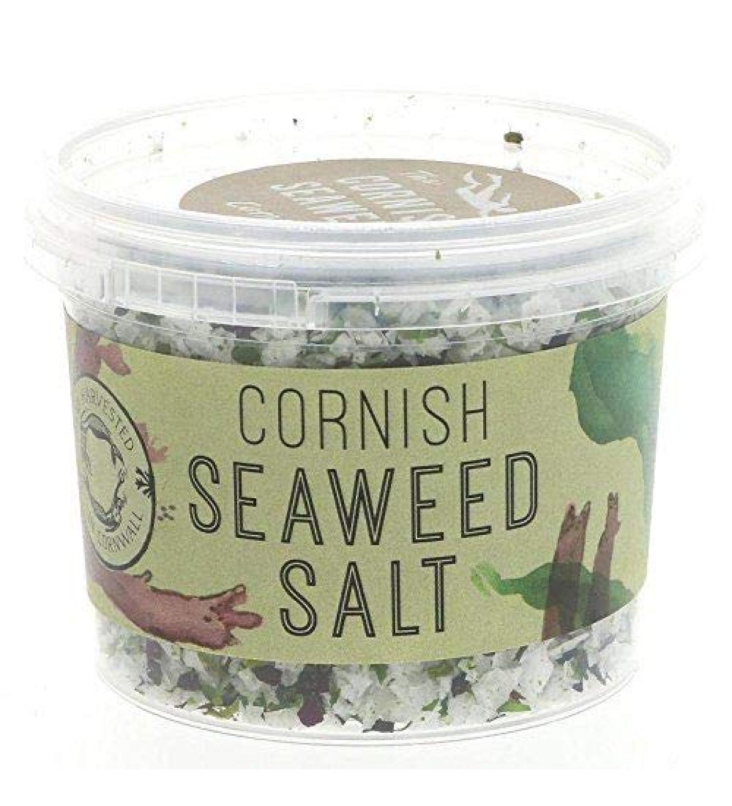 Cornish Seaweed Salt by The Cornish Seaweed Company 70 grams tub Add to Eggs 100% Organic Cornish Seaweed