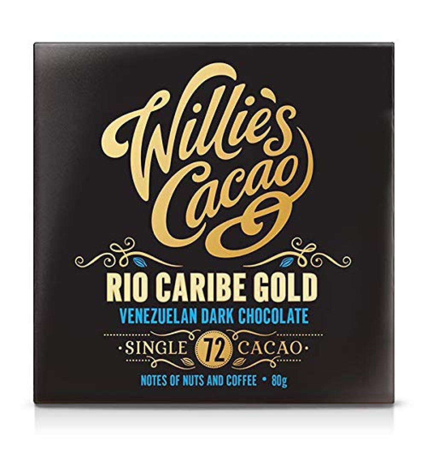 Willie's Cacao Rio Caribe Gold 72 Chocolat noir venezuélien 80 g