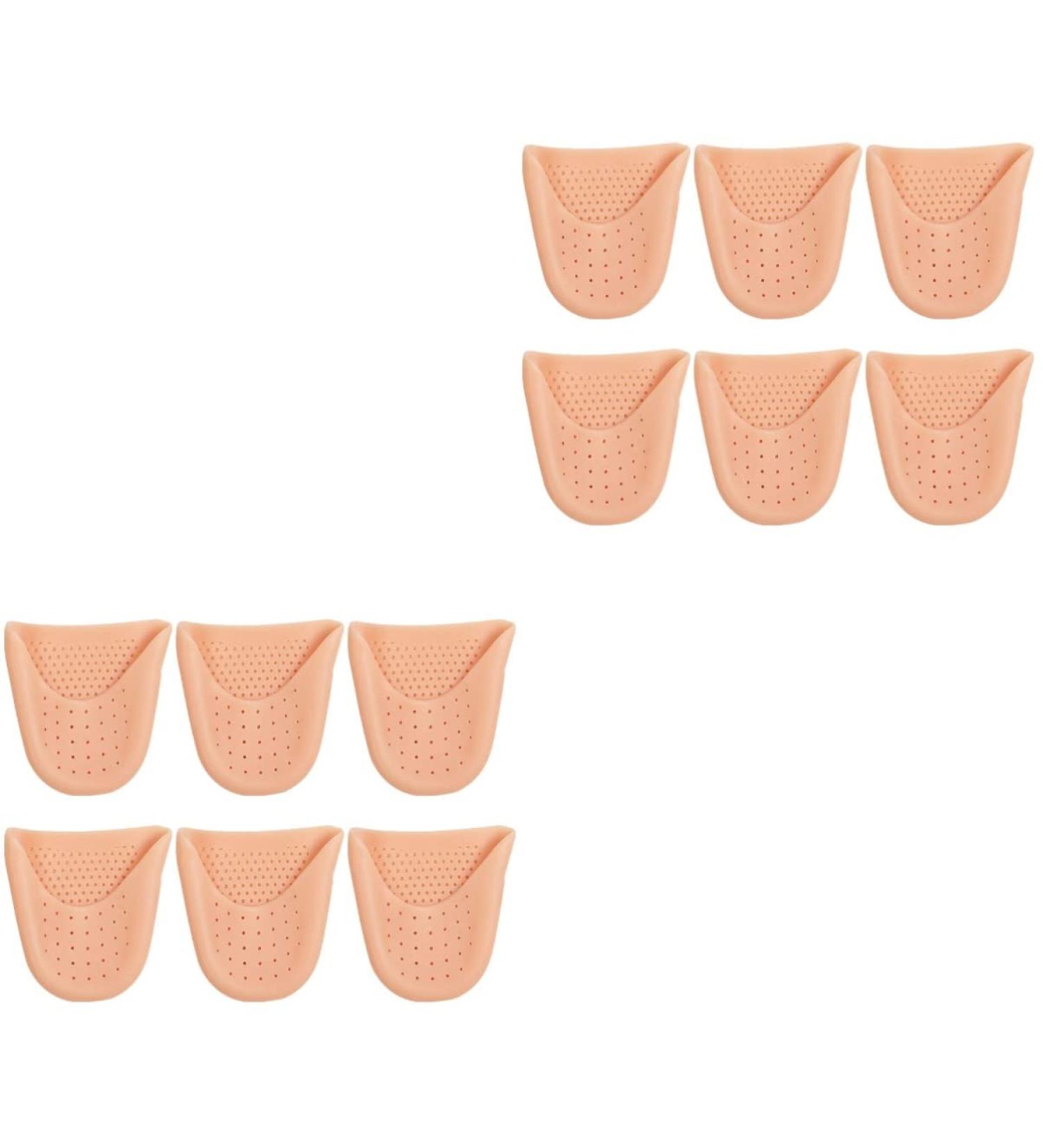 Beaupretty 6 Pairs Toe Protector Toe Caps Breathable Toe Covers Ballet Toe Cover Cup Condom Toe Sleeves Pointe Shoes Protectors Insoles for Heels Breathable Protector Pad Sebs Feet As Shownx2pcs 10x9cmx2pcs - Buy Online on GoSupps.com