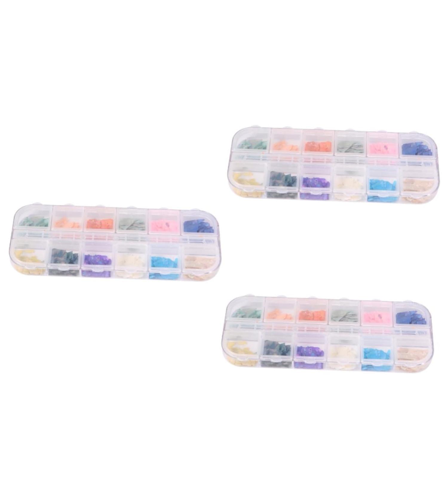 DOITOOL 3 Boxes Nail Art Decor Glass Ornaments Nail Art Craft Rhinestone Nail Art Supplies Nail Decorations for Nail Art Dimonties Gems Nail Rhinestones Nail Ornament Shell Accessories - Buy Online on GoSupps.com