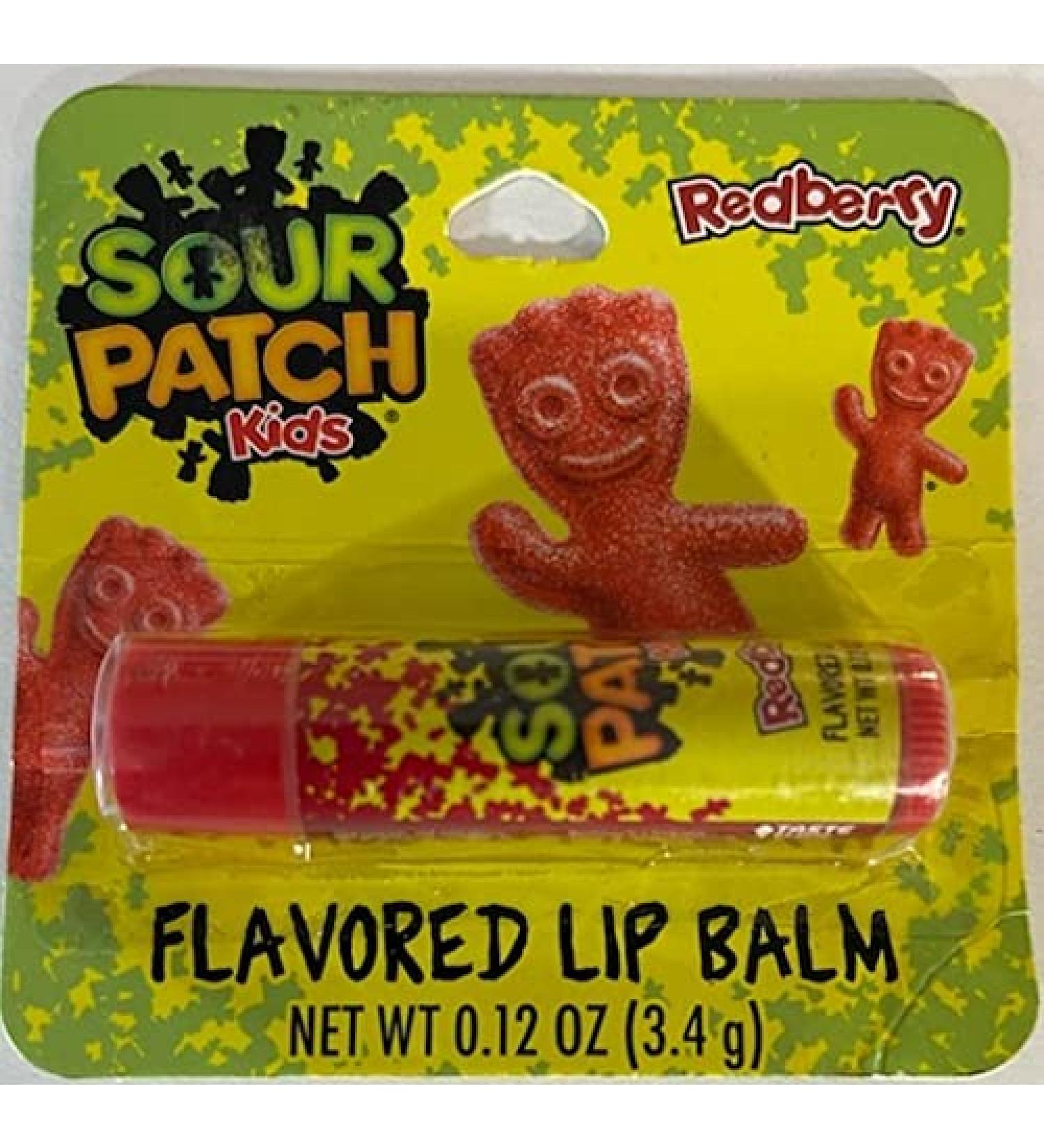 Sour Patch Kids Redberry Flavored Lip Balm 0.12 Oz (3.4 g)