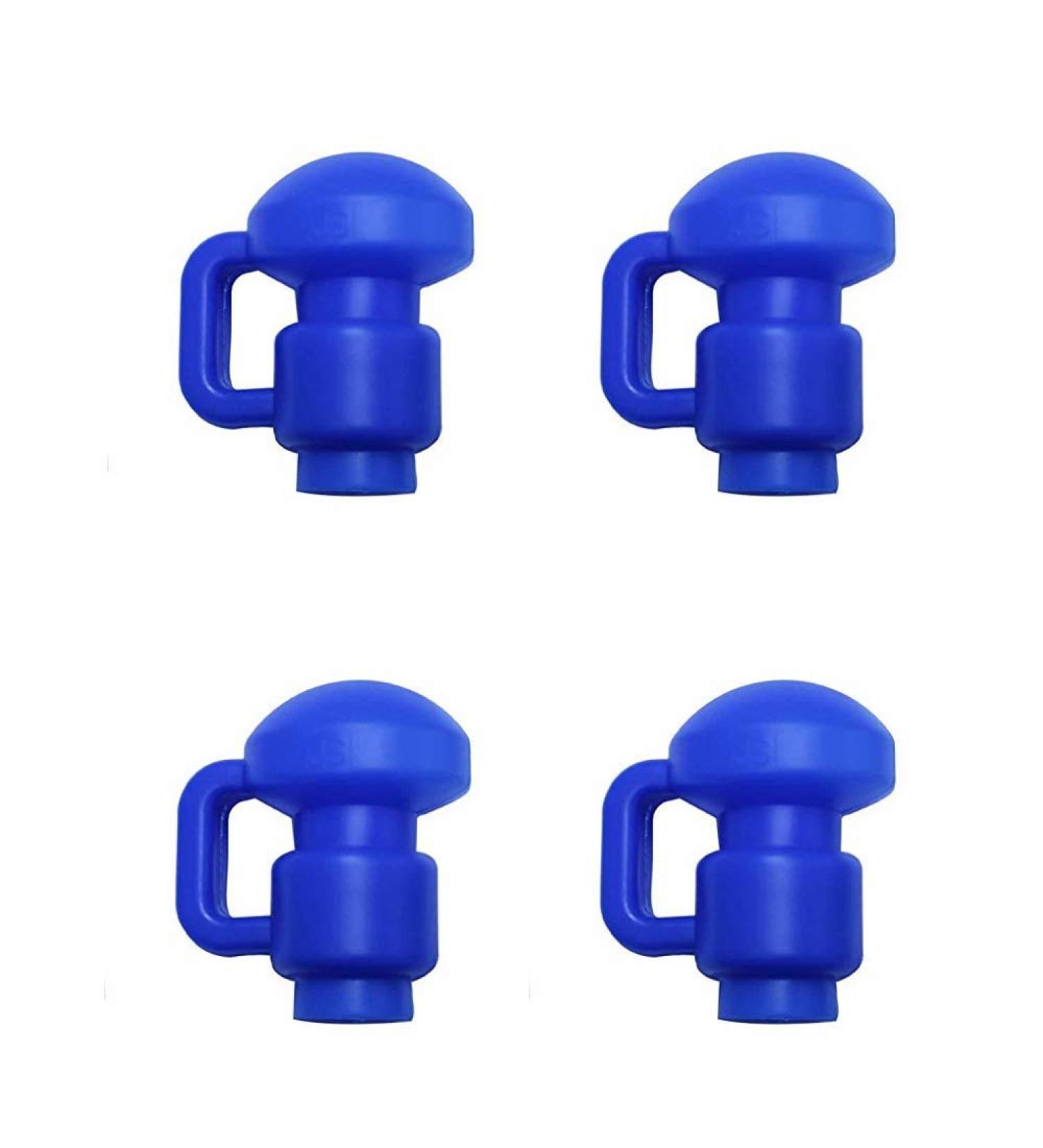 Upper Bounce Universal Trampoline Pole Cap 4-Pack Blue - 1.5 Diameter Pole - Buy Online on GoSupps.com