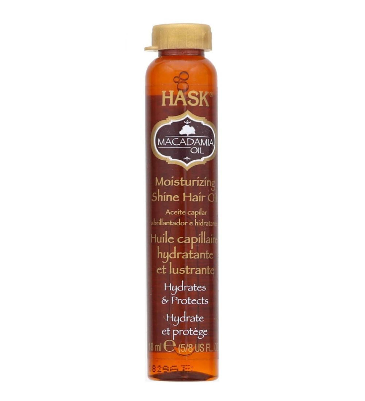 Hask Macadamia Oil Moisturizing Shine Oil 0.625 oz (Pack of 11)
