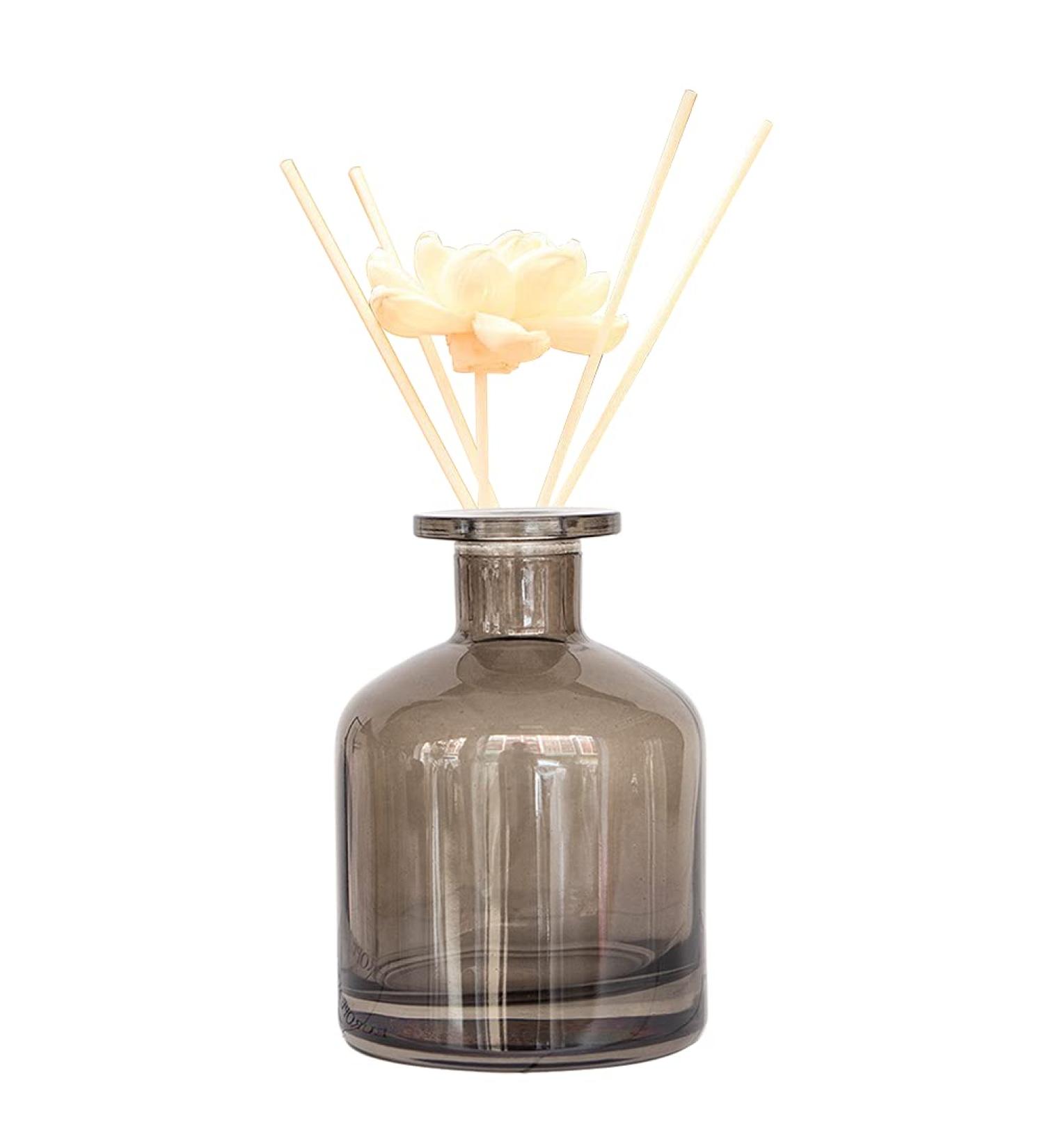 150 ml Empty Glass Diffuser Bottle Aromatherapy Glass Storage Container for DIY & Replacement Sets (Gray) - Buy Online on GoSupps.com