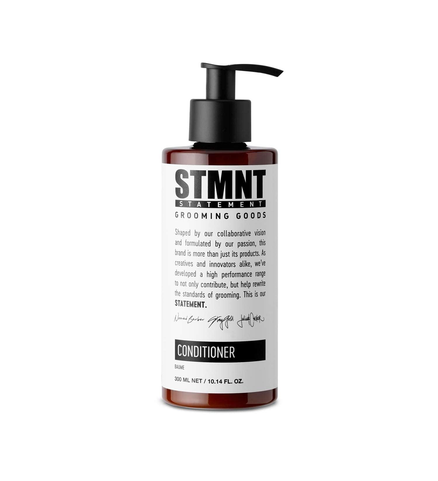 STMNT Grooming Goods Conditioner - Activated Charcoal & Menthol Formula for All Hair Types - 10.14 Fl Oz - Buy Online on GoSupps.com