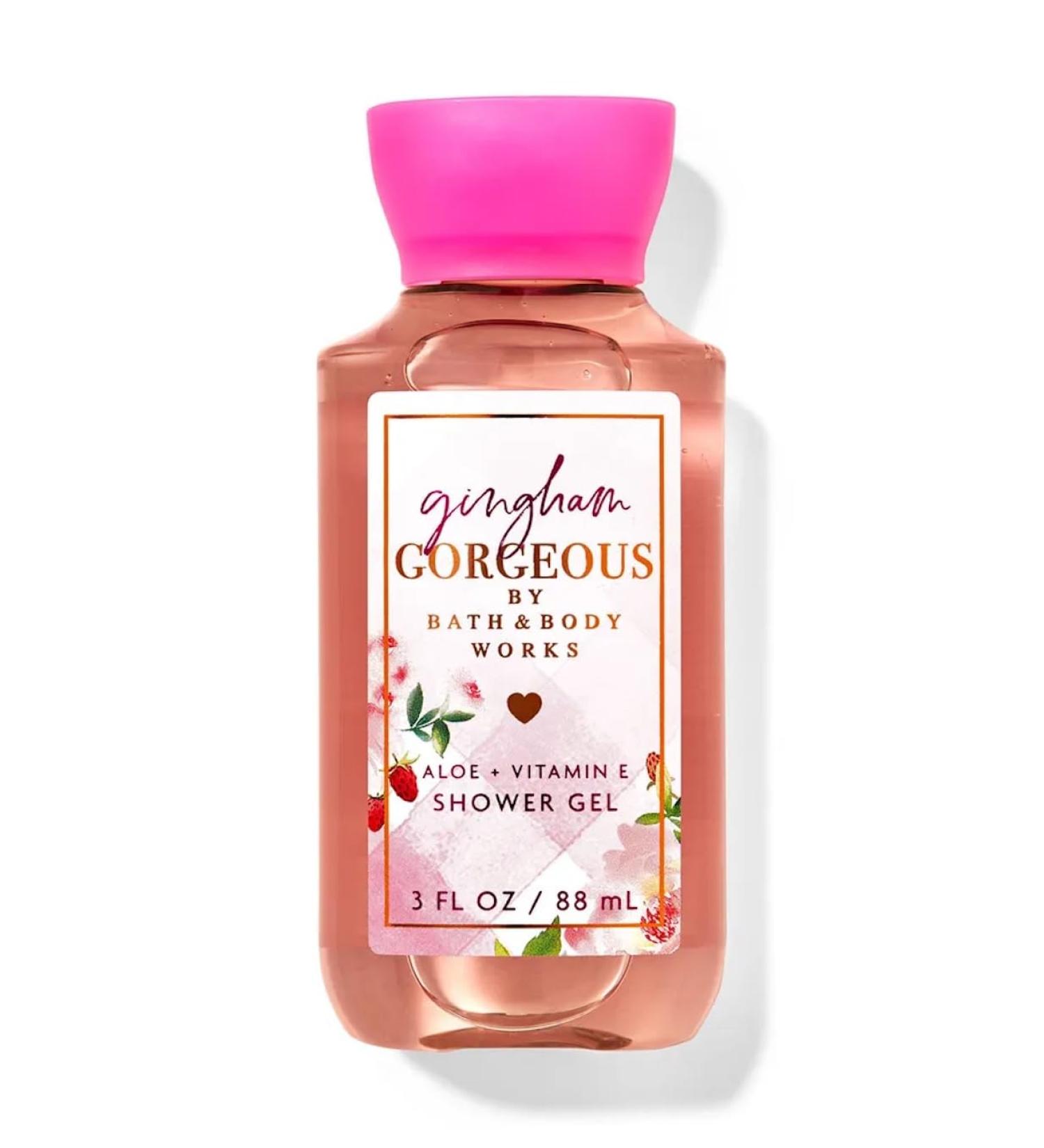 Bath & Body Works Gingham Gorgeous Travel Size Shower Gel 3.0 oz (Gingham Gorgeous)