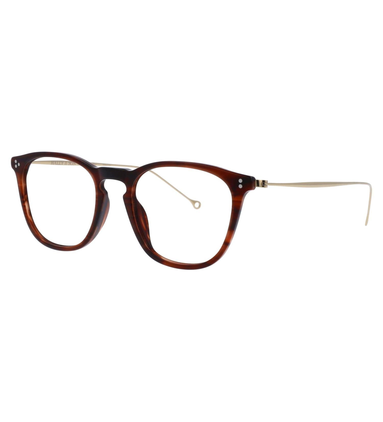 Hally & Son Unisex Sunglasses 51 Brown-gold
