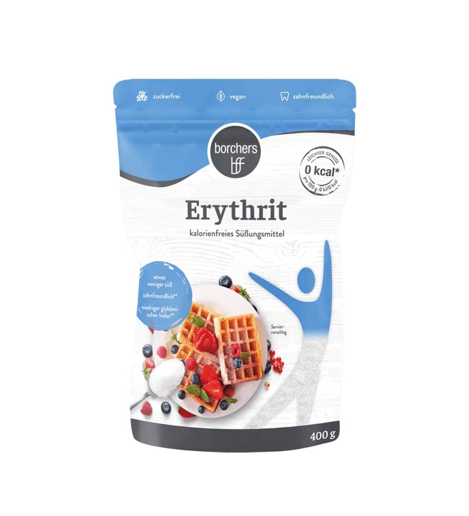 BFF Erythrit 100% Sweetener - 400g | Keto-Friendly Zero-Calorie Sugar Substitute for Baking & Beverages - Buy Online Internationally - Buy Online on GoSupps.com