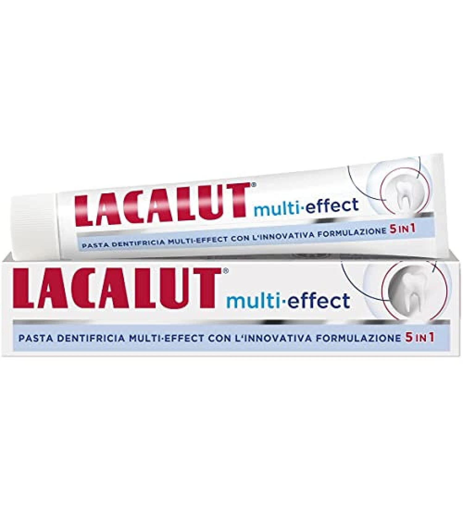 Lacalut Multi-Effect Fluorescent Toothpaste 5 in 1 - 75 ml | International Shipping Available - Buy Online on GoSupps.com