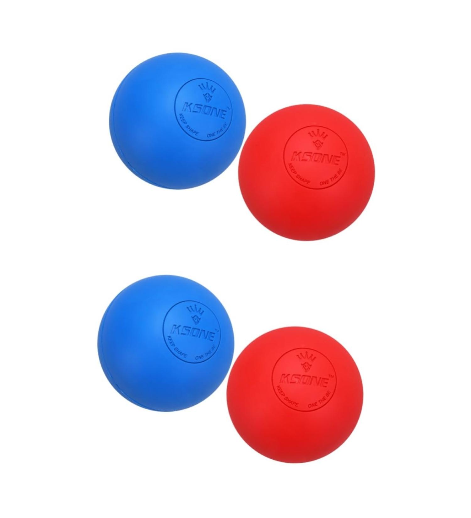 Partykindom 4-Piece Massage Ball Set | Plantar Fasciitis Relief Arching Massage Yoga Mobility Balls - Buy Online on GoSupps.com