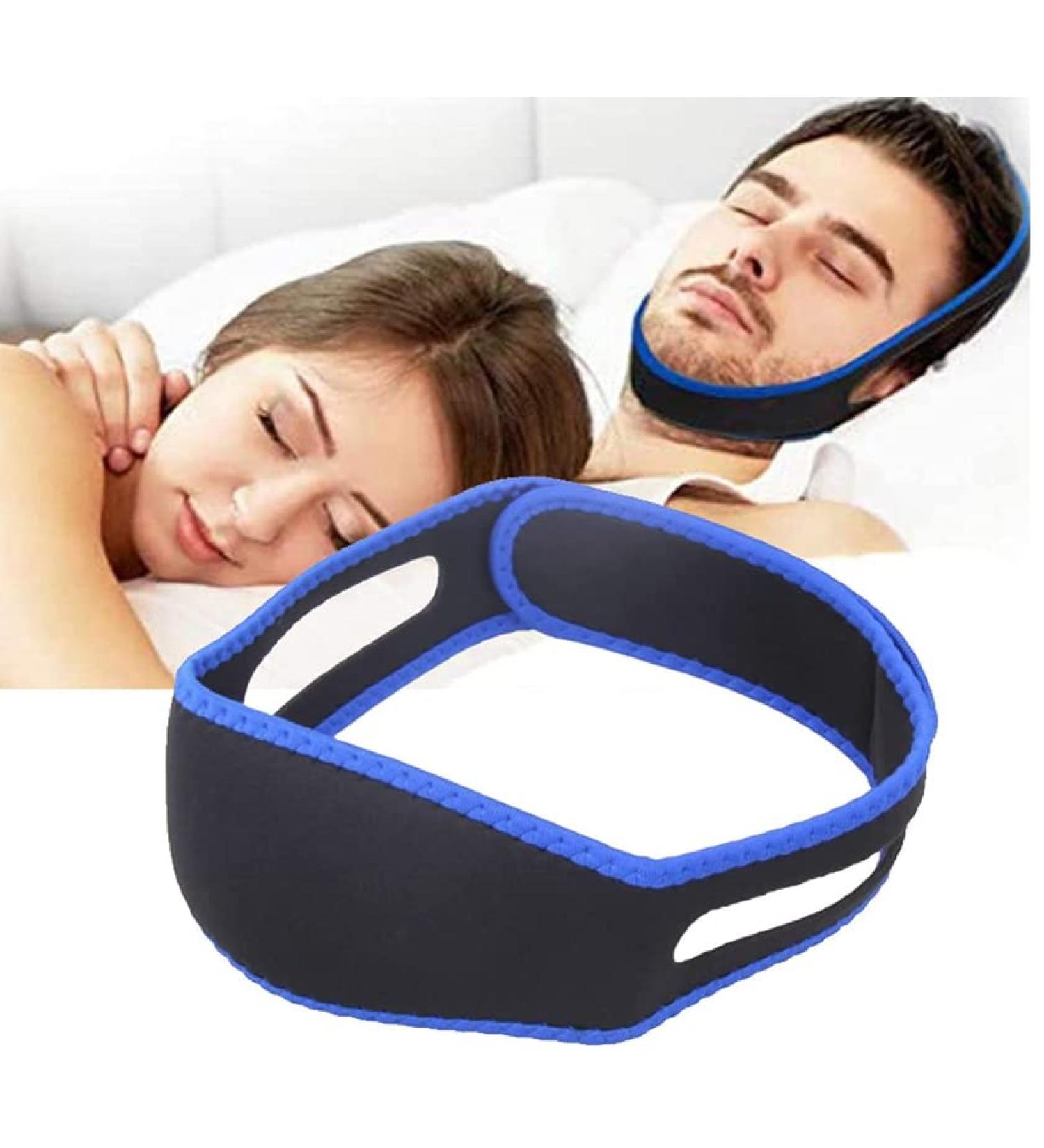 Omevett Anti Snoring Chin Strap - Adjustable, Effective Stop Snoring Aid for Men and Women - Fits Most Face Shapes - Buy Online on GoSupps.com