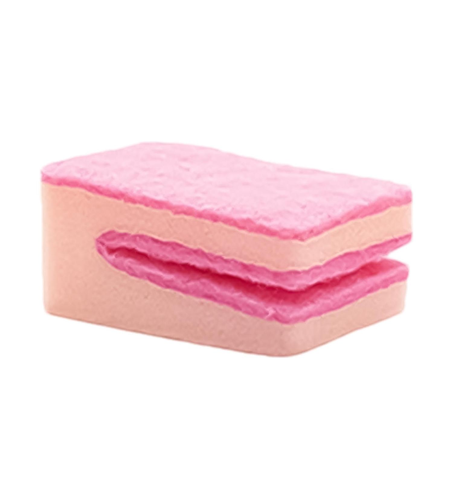 Shakven Scrub Sponges Kitchen - Scouring Pad Cleaning Sponge Dish Scrubber - Dish Washing Sponge Reusable Kitchen Sponges and Scrubbers Scrubbing Sponge for Kitchen Sink Pink - Buy Online on GoSupps.com