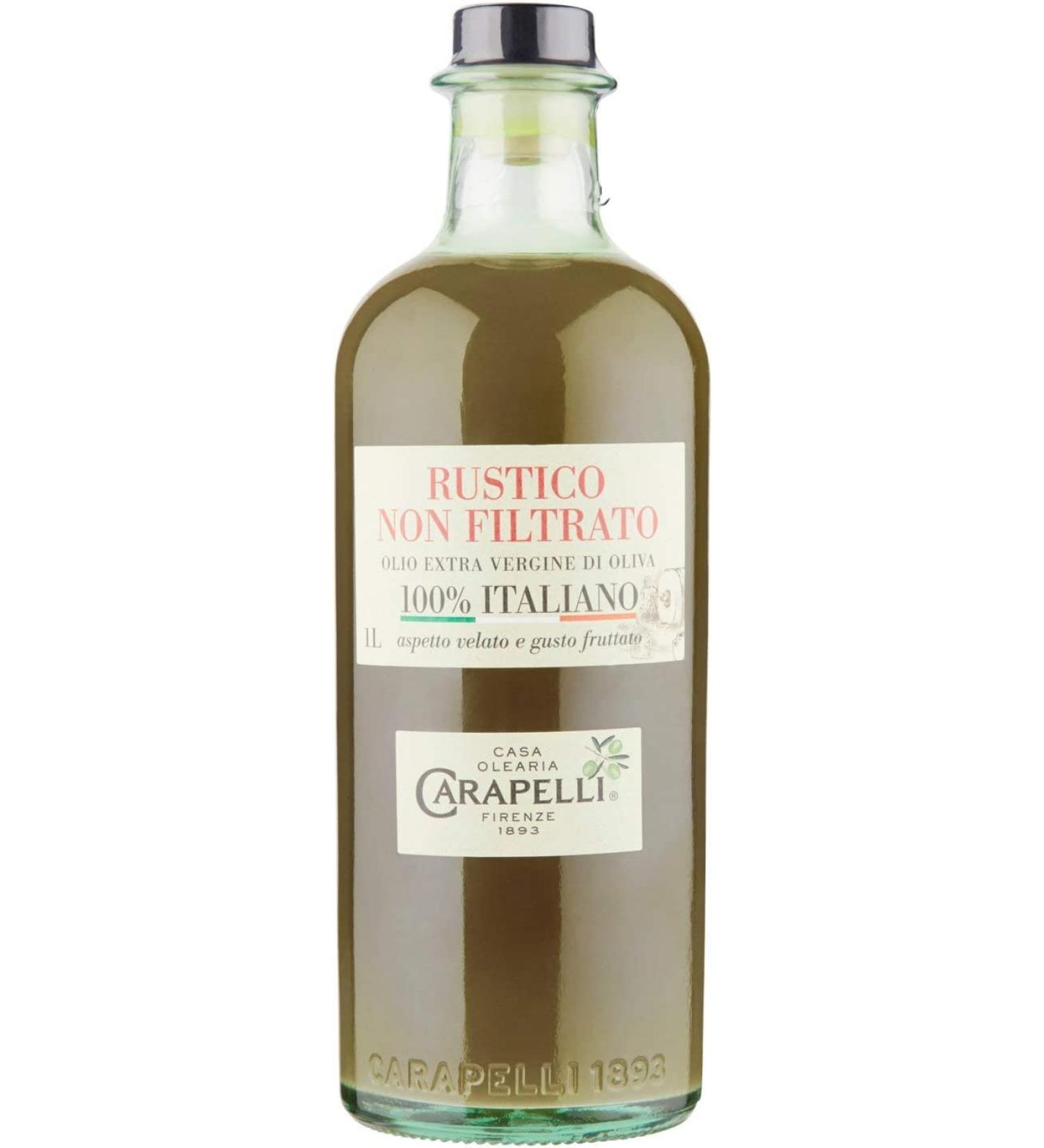 1x Carapelli Virgin Olive Oil Non Filtrato 1L Extra Virgin Olive - Buy Online on GoSupps.com