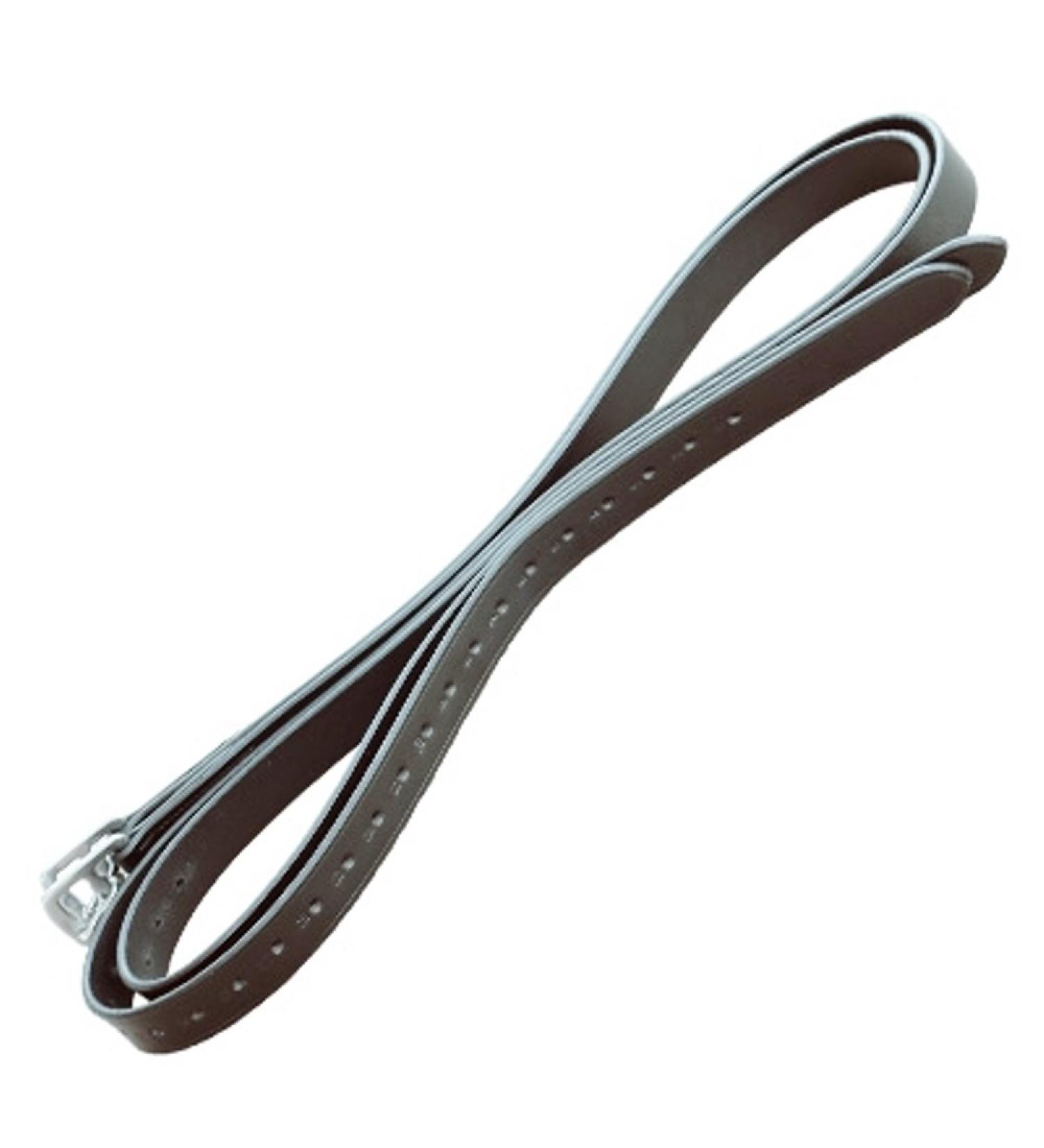 Euroriding stirrup leathers EC Isola in 2 colours size: 155 cm colour: dark brown dark brown 155 cm