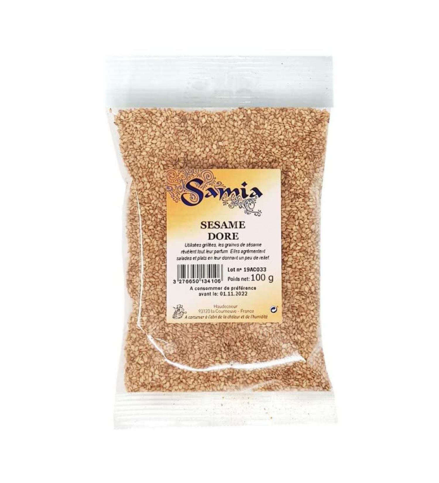 SAMIA - Samia Sesame Dor 100G - Lot De 4