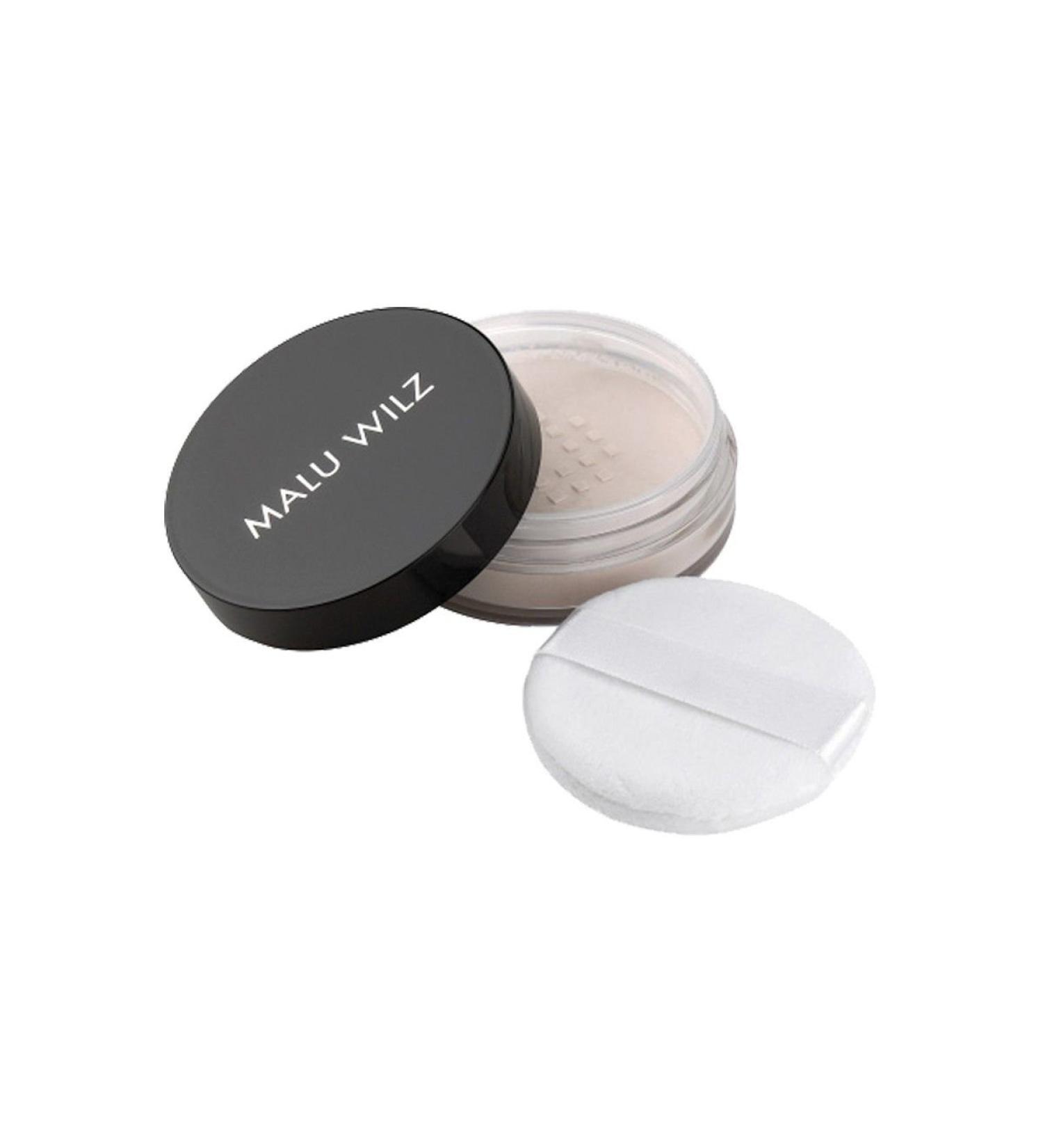 Malu Wilz Fixing Powder 15g I Transparent Fixing powder for strengthening camouflage cream & foundation I special powder make -up suitable for every skin type