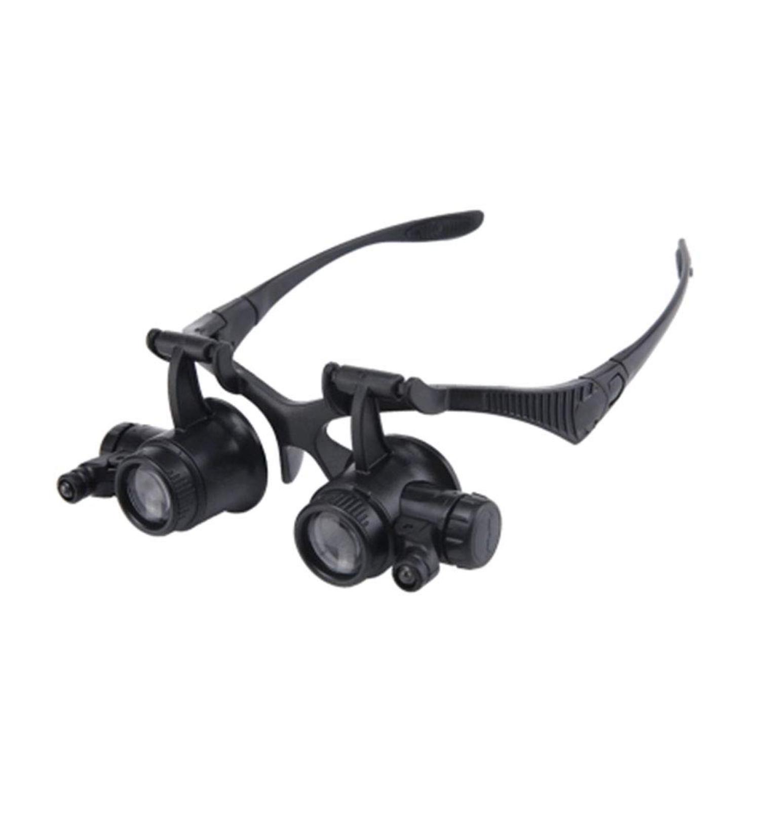 Head-Mounted Glasses-Type Magnifying Glass Portable Magnifying Glass High-Definition High-time Maintenance Watch Engraving Embroidery Reading 20 Times - Buy Online on GoSupps.com