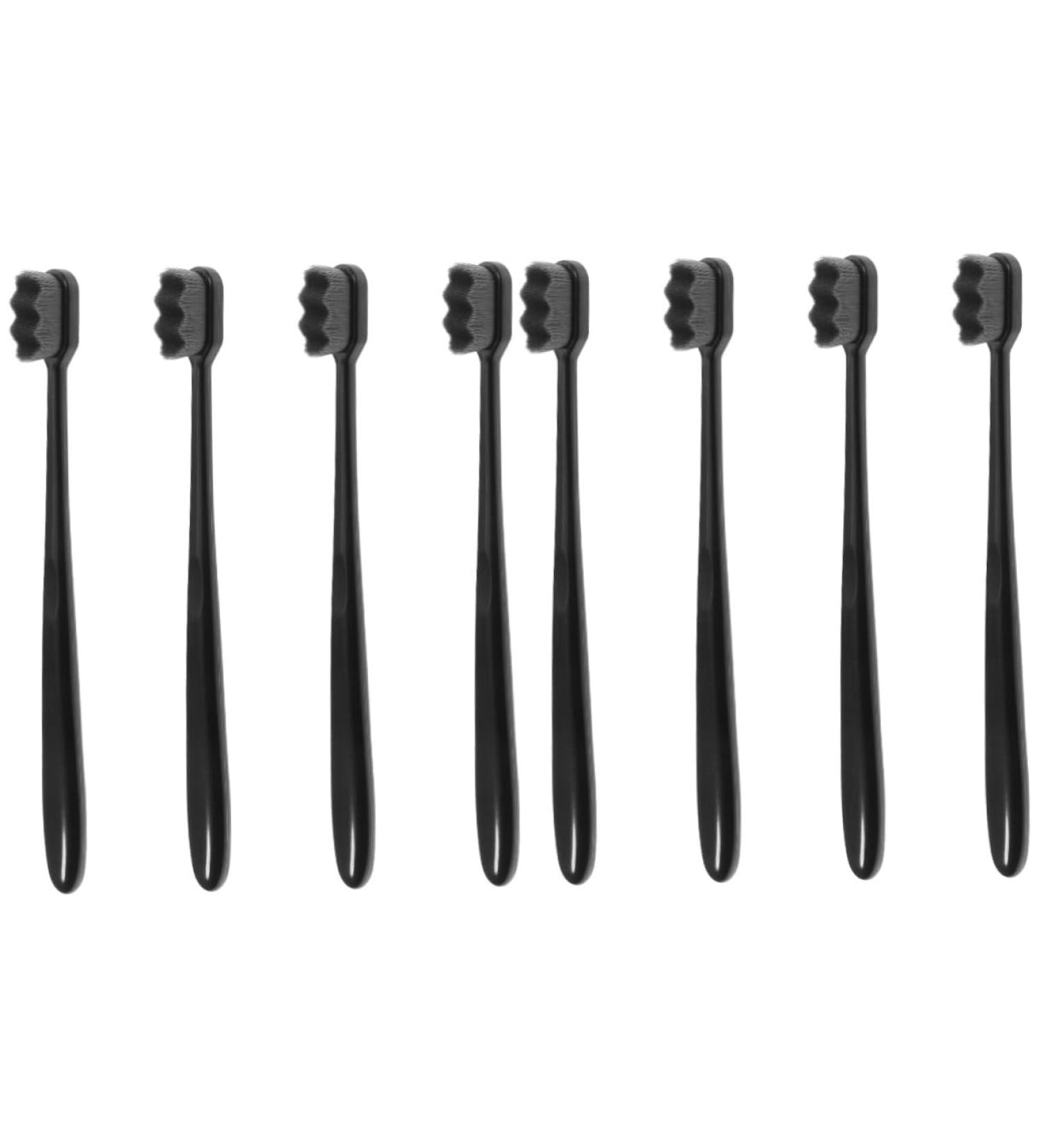 Tovinanna 8 Pcs Soft Travel Toothbrush Set - Portable Folding Manual Toothbrushes for Children | Wear-Resistant & Ideal for Camping - Buy Online on GoSupps.com