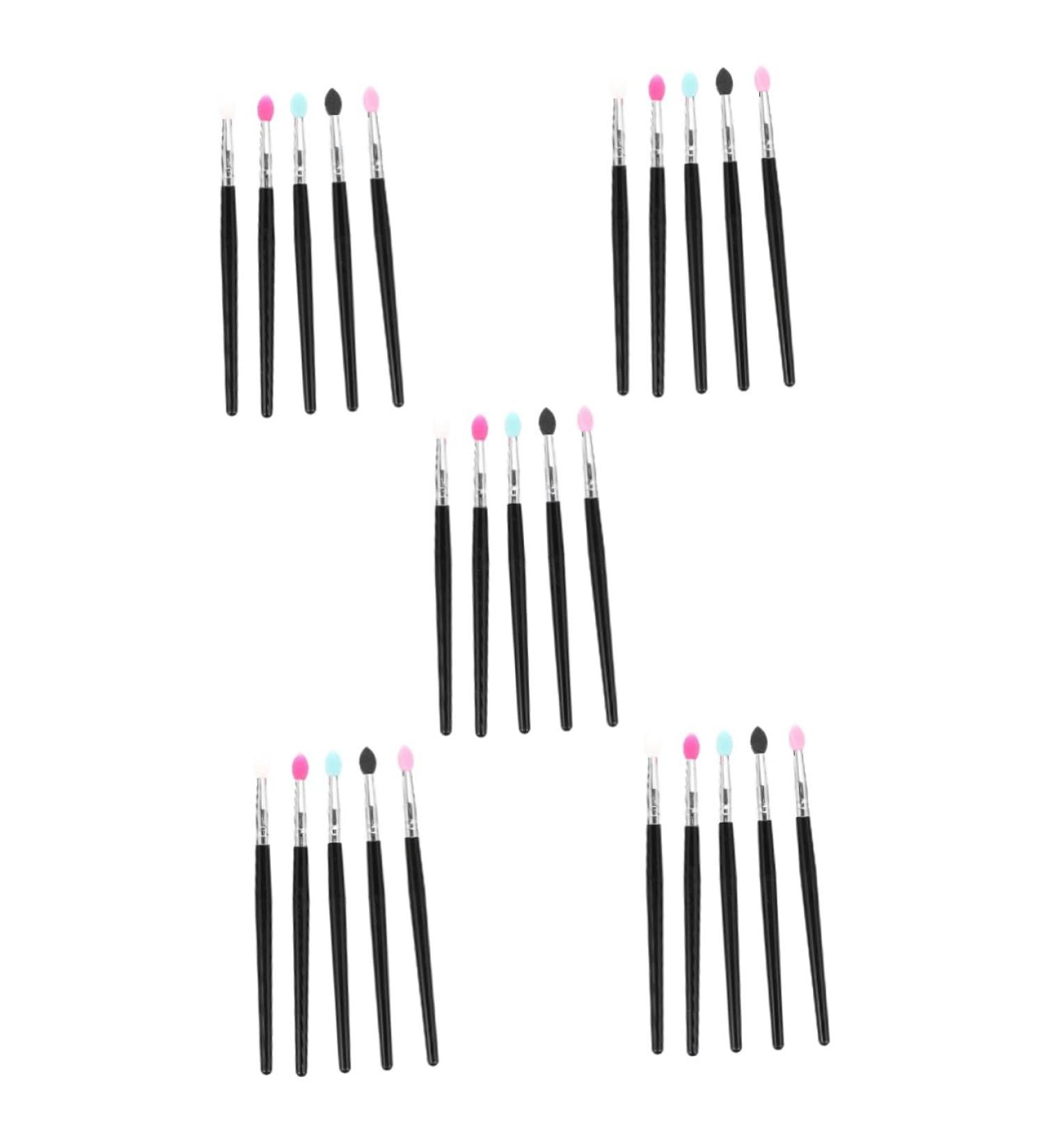 Beavorty 25 Pcs Silicone Eyeshadow Brush Makeup Brush Creme Eyeshadows Eyeshadow Brush Applicator Big Sequins - Buy Online on GoSupps.com