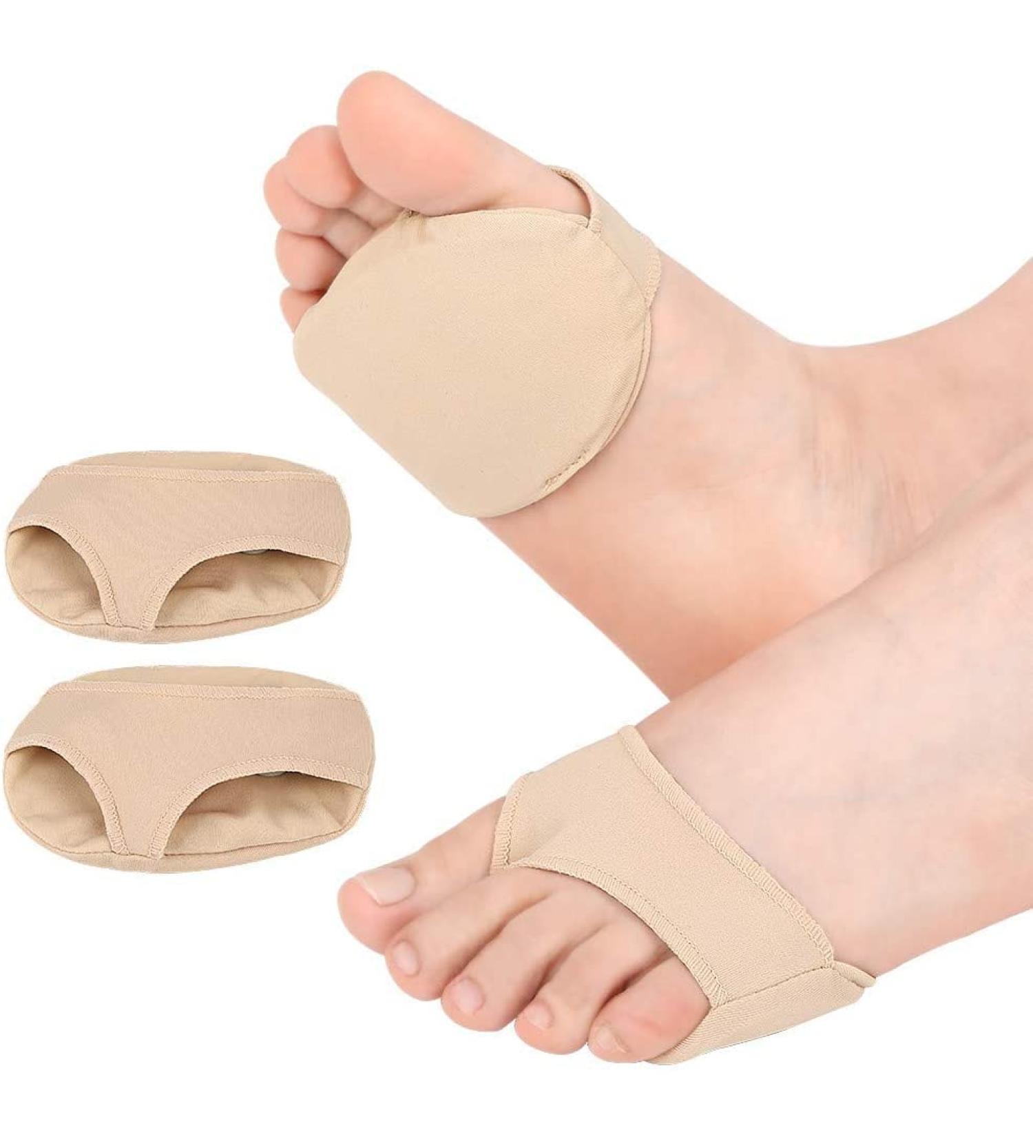 Buy Anti-Grinding Forefoot Pillow & Silicone Toe Pad for Ballet Dance | Pain Relief Sock Inserts - Small Beige - Buy Online on GoSupps.com