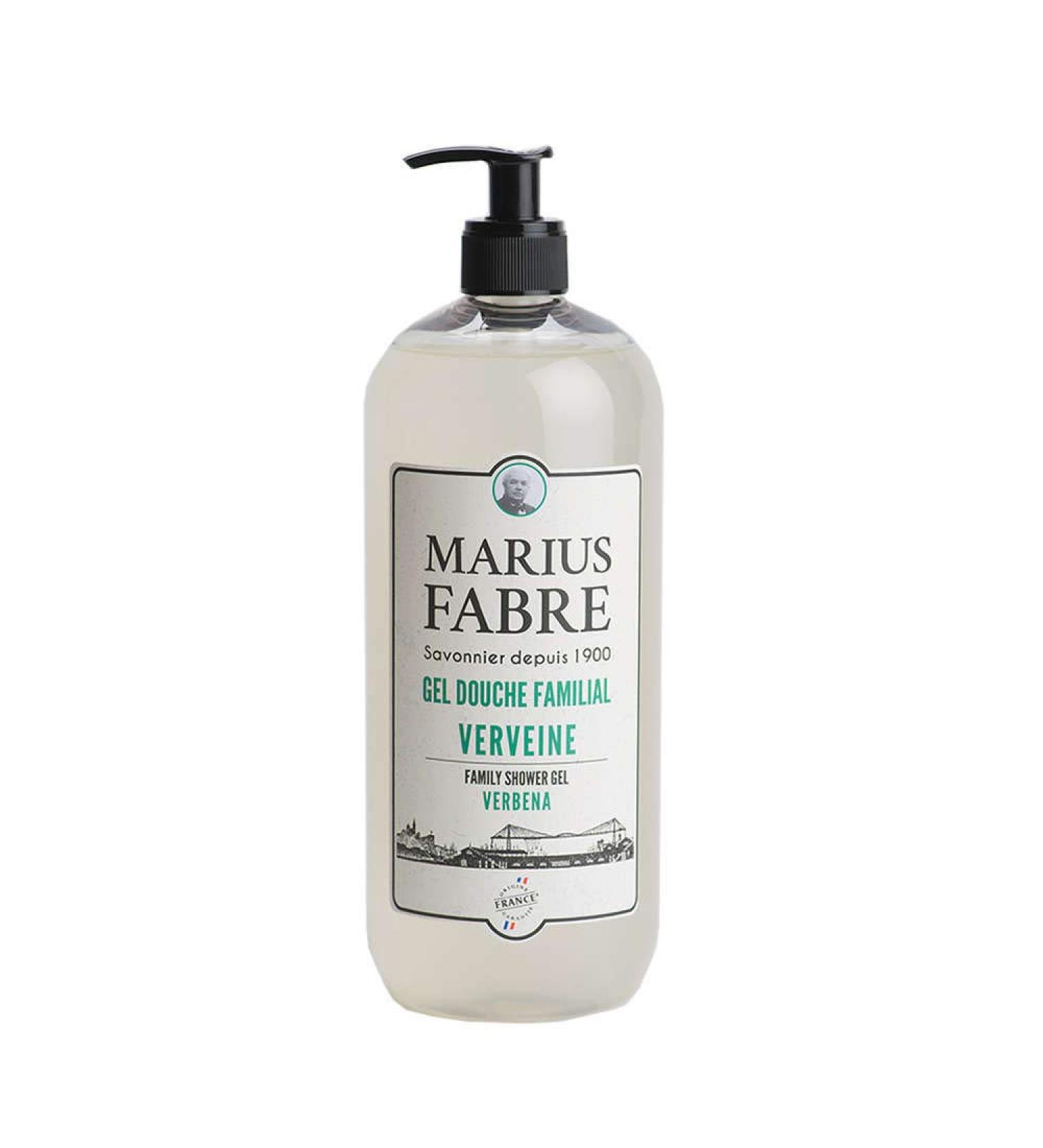 Marius Fabre - GEL DOUCHE FAMILIAL A LA VERVEINE 1L 1900 - M9GD1LVE