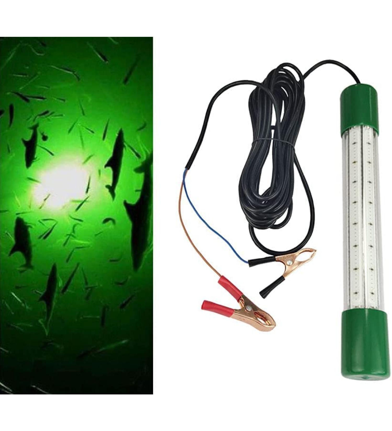 TIMMRAIN 12V Green LED Submersible Fishing Light | Night Ice Fishing Attractant | 6M Power Cord - Buy Online on GoSupps.com