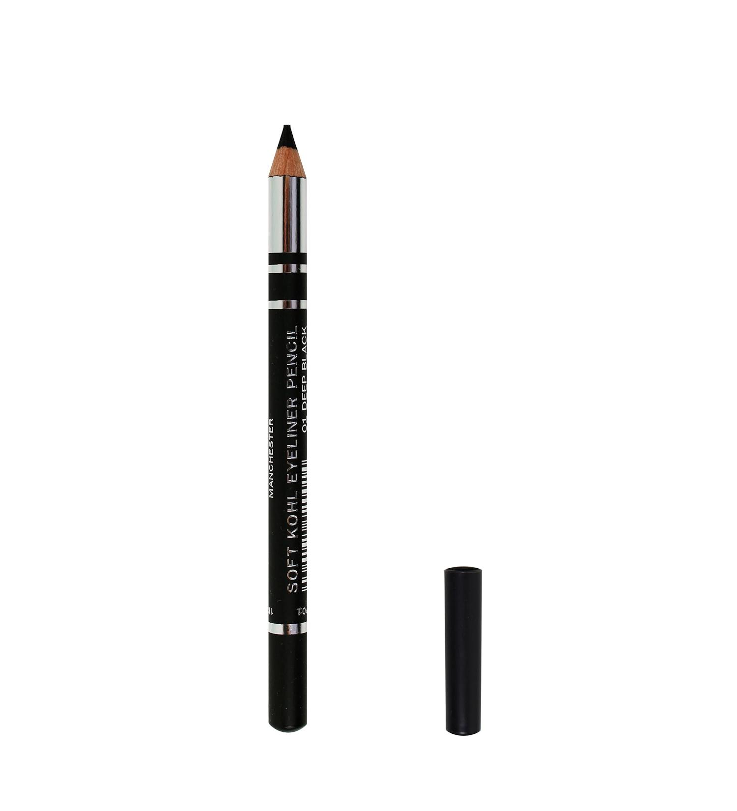  Makki Soft Kohl Eyeliner Pencil - Deep Black - Long Lasting - Very Classic Eyeliner - Buy Online on GoSupps.com