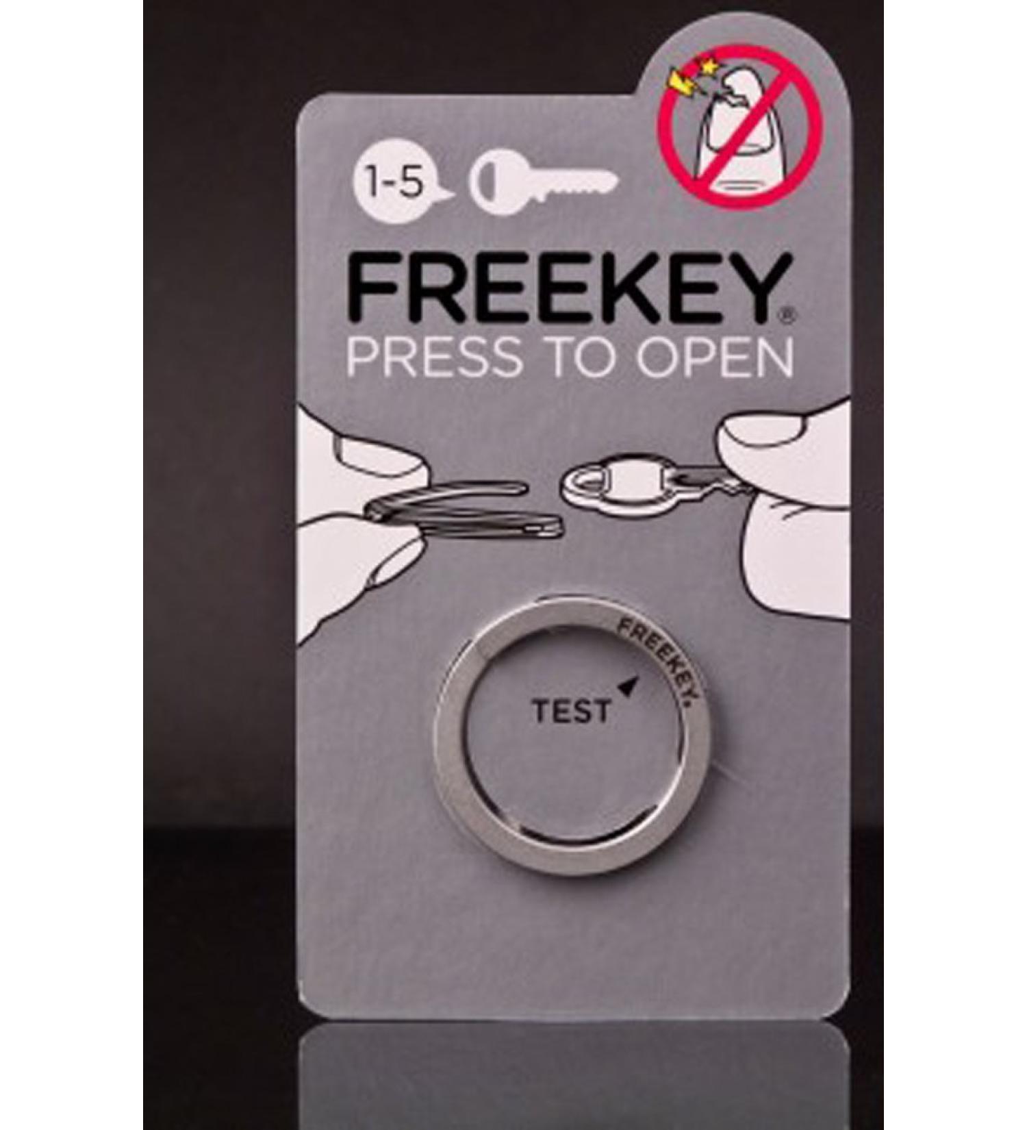 Shop Drosselmeyer Freekey Slim Keyring | Press-to-Open Nail Protector | International Shipping Available - Buy Online on GoSupps.com