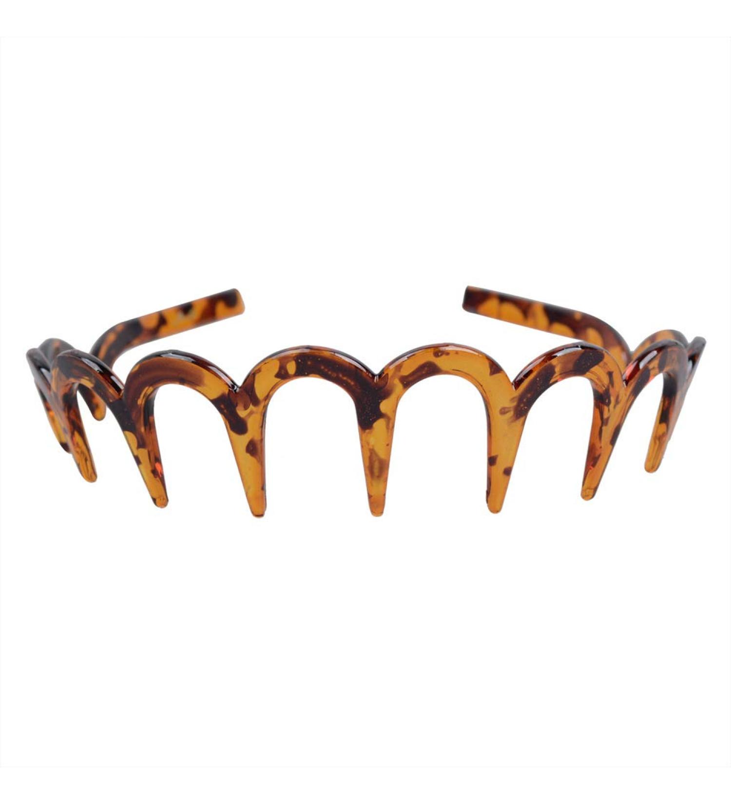 TQUXNGA Stable Brown Acrylic Headband U Shape Headband s Tooth Hair Comb Hair Tiara Jewelry Headwear Gift for Girls Women 1 - Buy Online on GoSupps.com