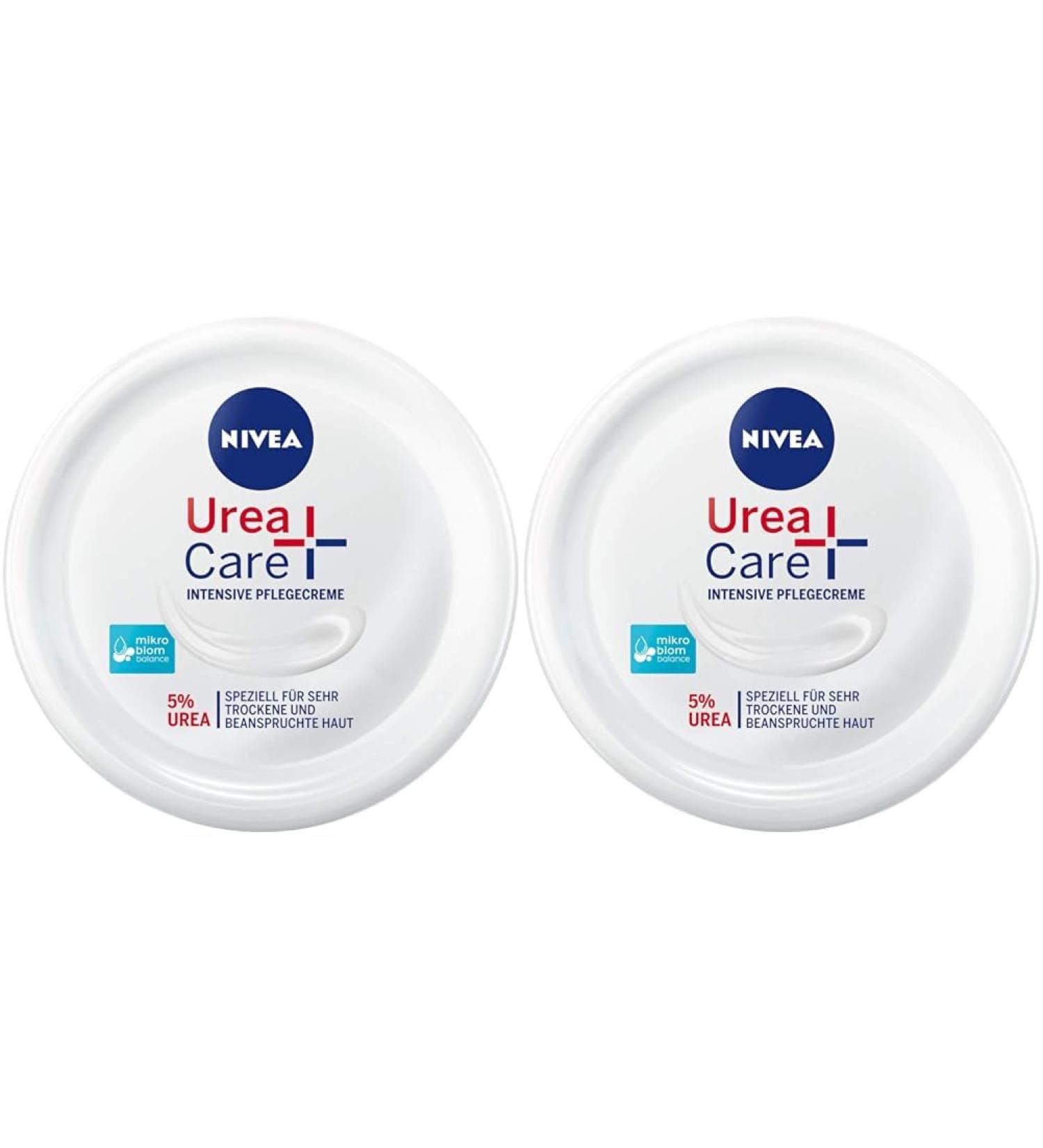 Nivea Urea + Care Intensive Moisture Cream (300 ml) - 2 Pack | Hydrate & Soothe Dry Stressed Skin - Buy Online on GoSupps.com