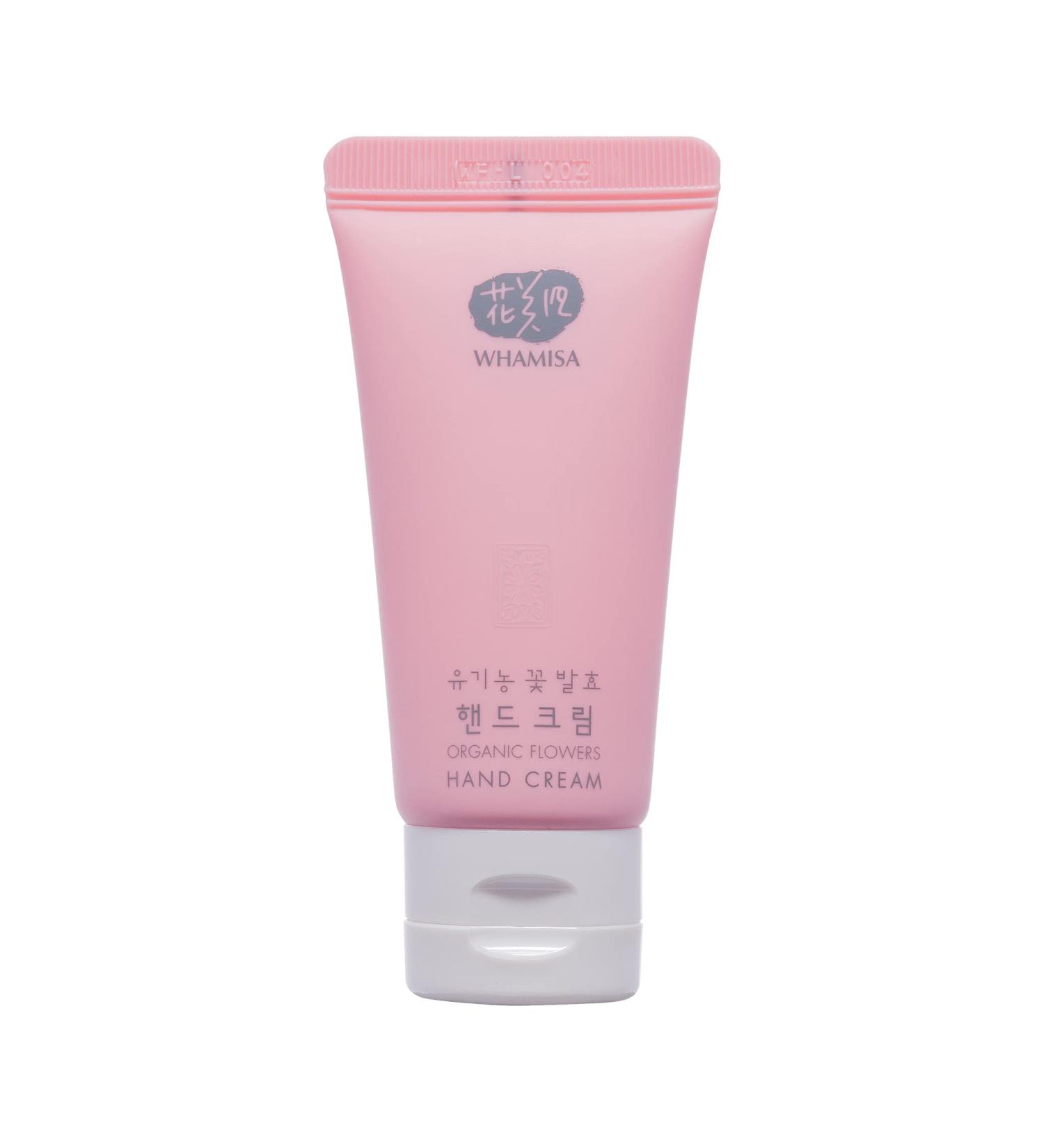 Whamisa Organic Flowers Hand Cream |Fermented hand cream |Multi -award -winning Korean natural cosmetics |Moisturizing and nourishing hand cream |Anti aging k-beauty 30ml