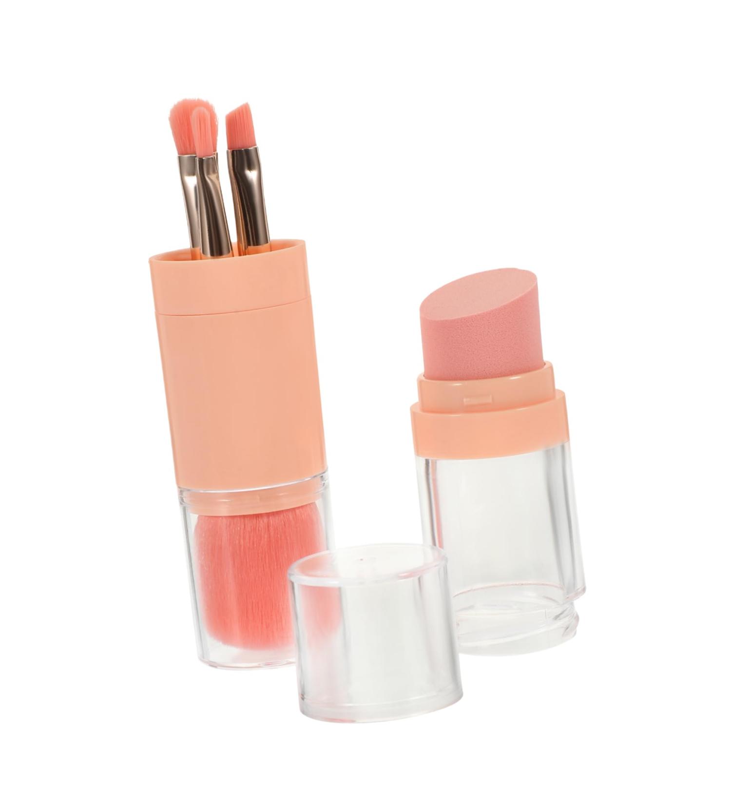 Didiseaon 5-in-1 Makeup Brush Set | Highlighter Foundation Blush & Concealer Brushes | Premium Pink Cosmetic Brush Set for Flawless Application - Buy Online on GoSupps.com
