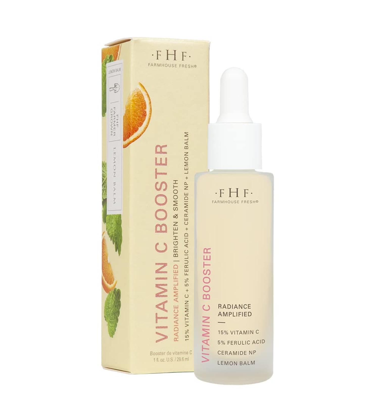 Buy FarmHouse Fresh Vitamin C Booster 1 fl. oz - Brightening Serum for Glowing Skin | International Shipping - Buy Online on GoSupps.com