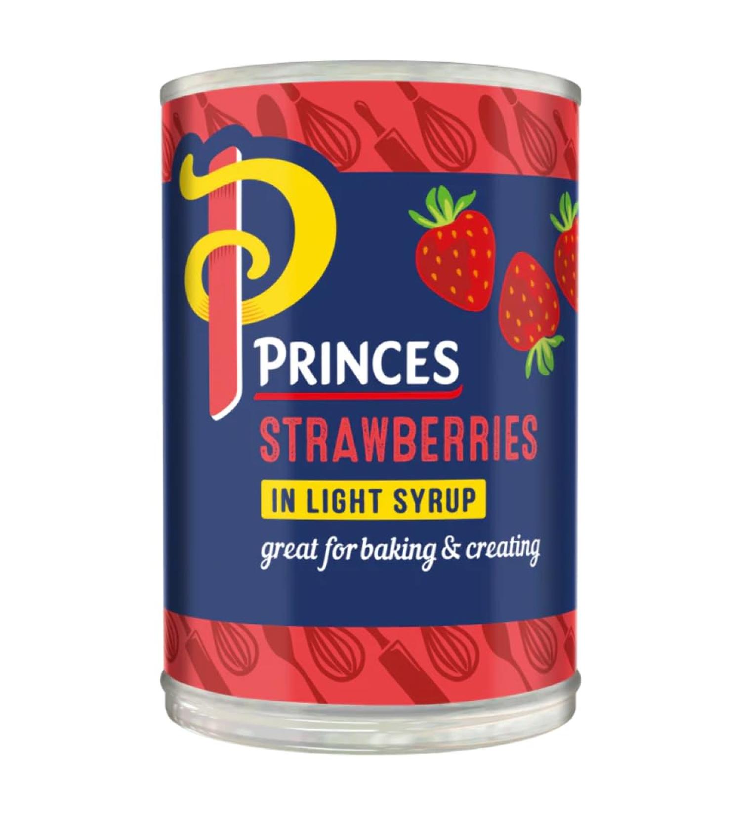 MASPrinces Strawberries in Light Syrup 410g-Food