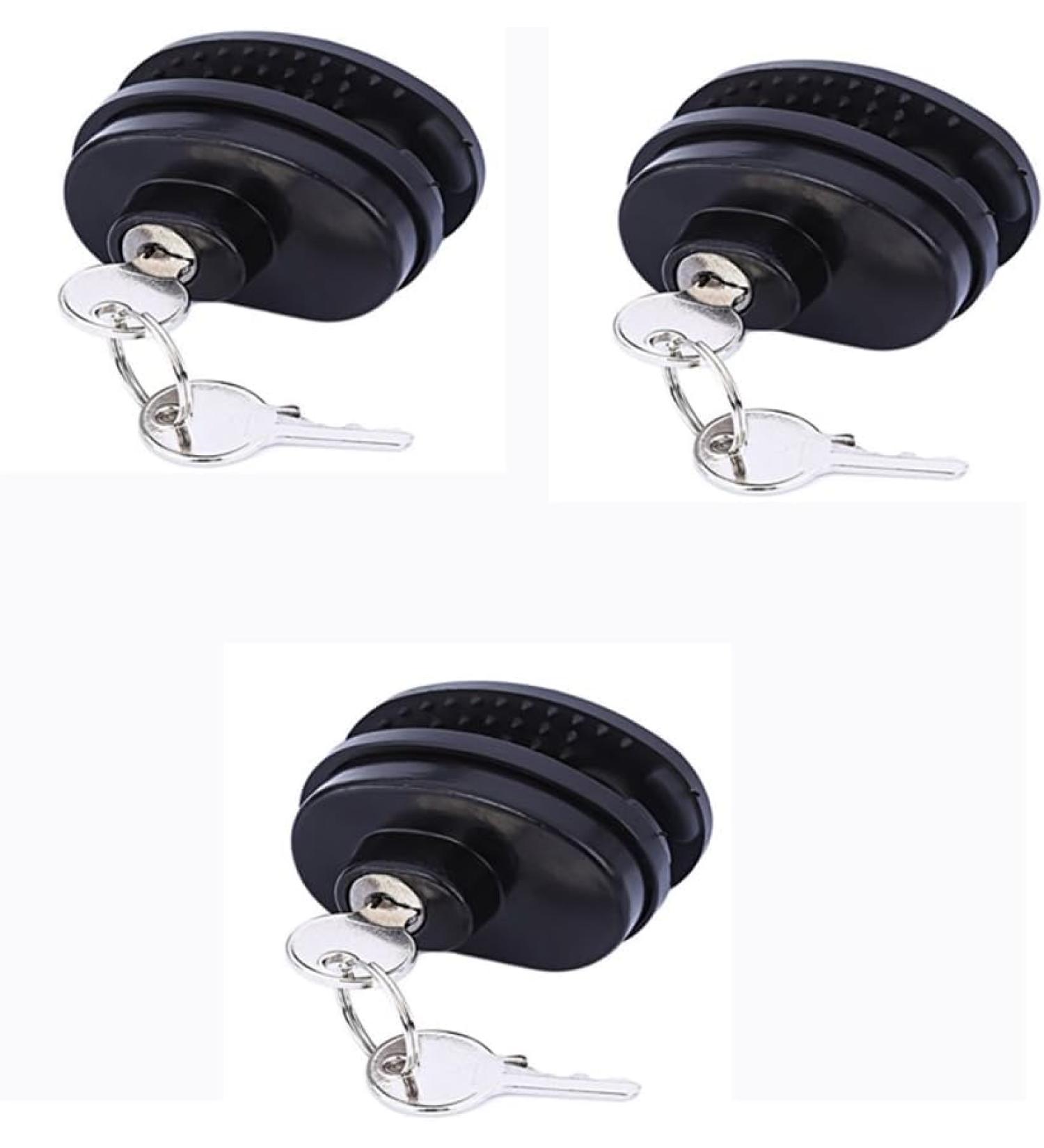 Secure Your Guns: 3-Pack Gun Lock Trigger Lock Padlock with Keys - Black - International Shipping Available - Buy Online on GoSupps.com