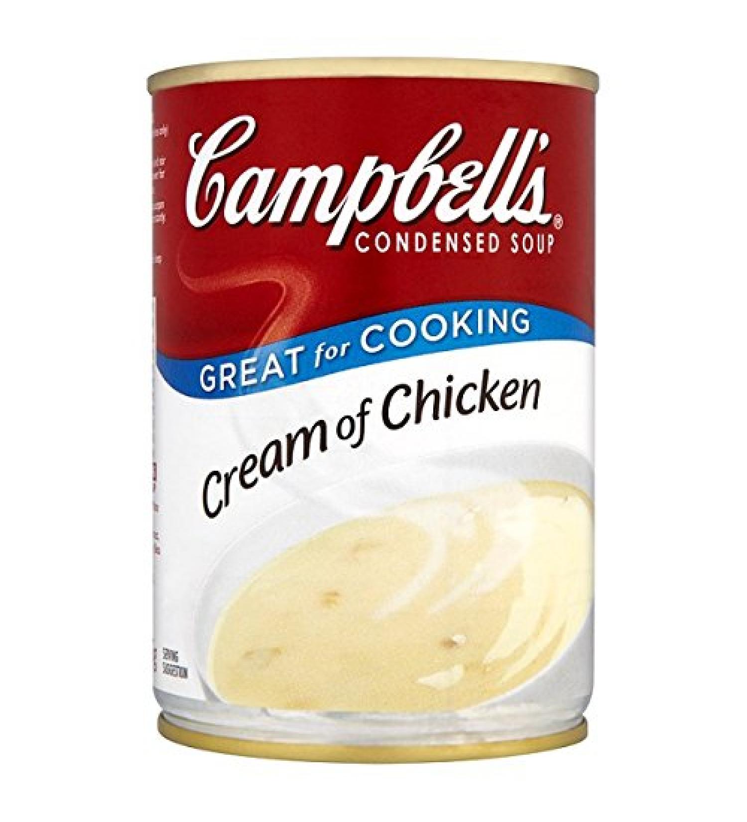 Campbell's Chicken Condensed Soup Cream 295g (6 x 295g)