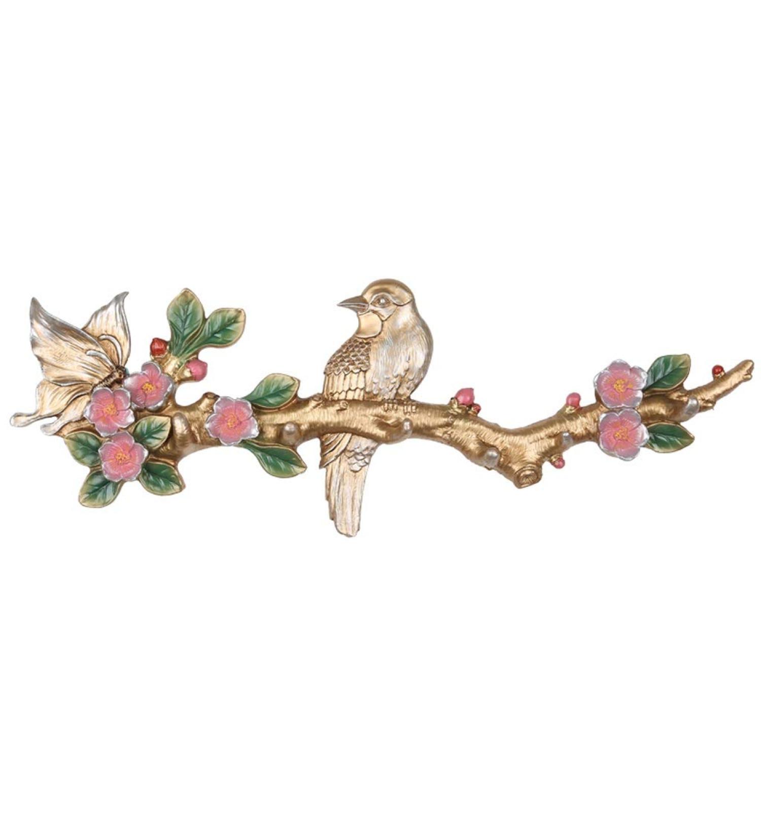 Rack for Wall Wall-Mounted Coat Rack Clothes Bedroom Shoe Cabinet Living Room Hook Creative Bird Wall Hanging Coat Rack (Color : Brass) - Buy Online on GoSupps.com