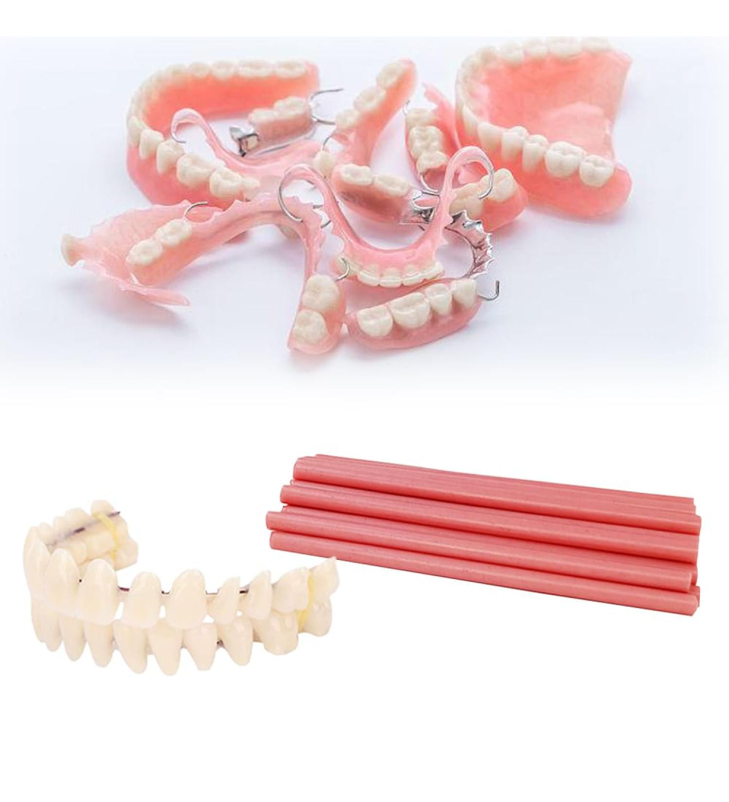 Missing Teeth Repair Kit - DIY Denture Parts for Temporary Fake Teeth | Easy Home Denture Material Kit - Buy Online on GoSupps.com