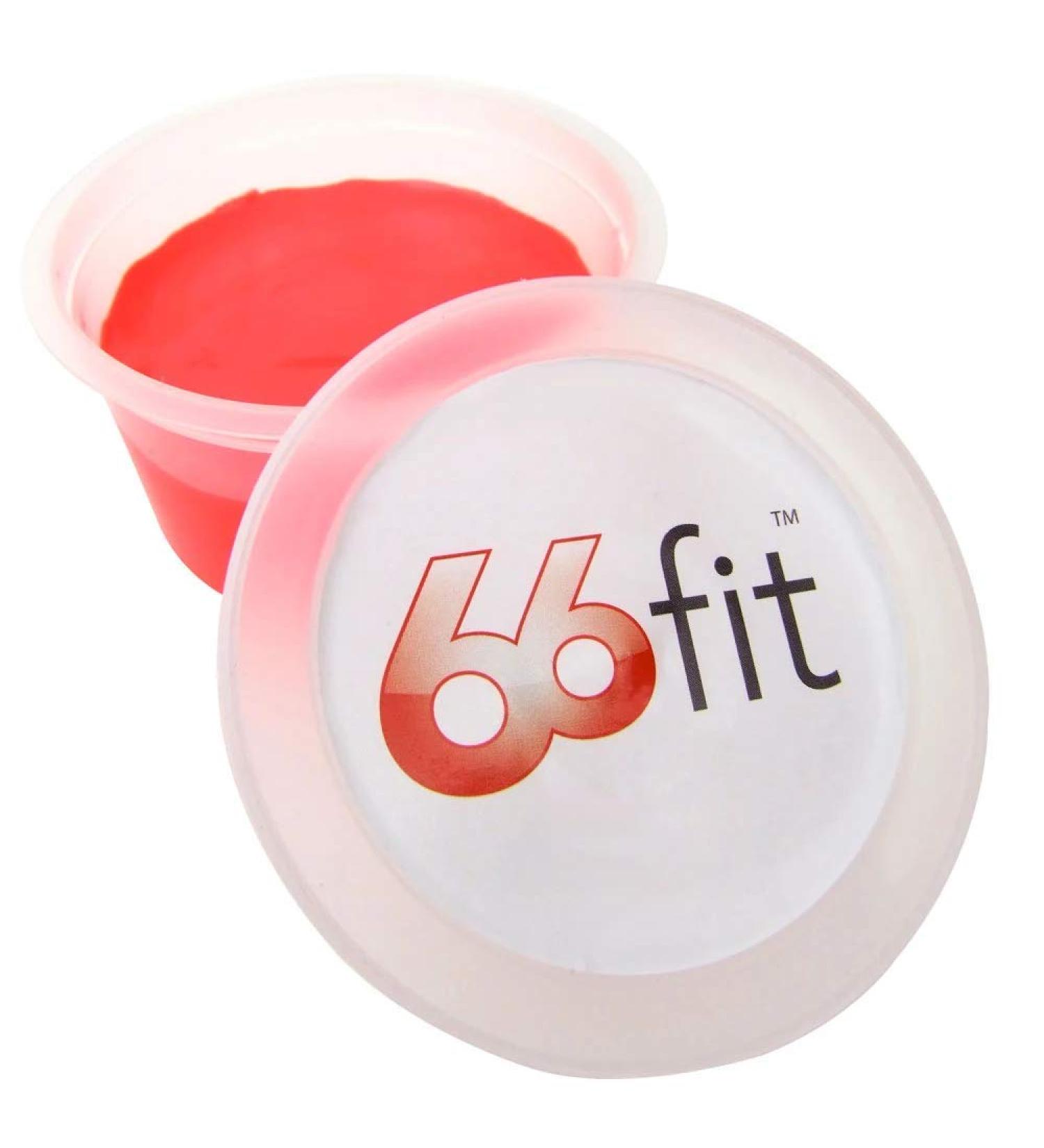 66fit Hand Therapy Putty 85g - Red, Rehabilitation Recovery and Stress Relief - Buy Online on GoSupps.com