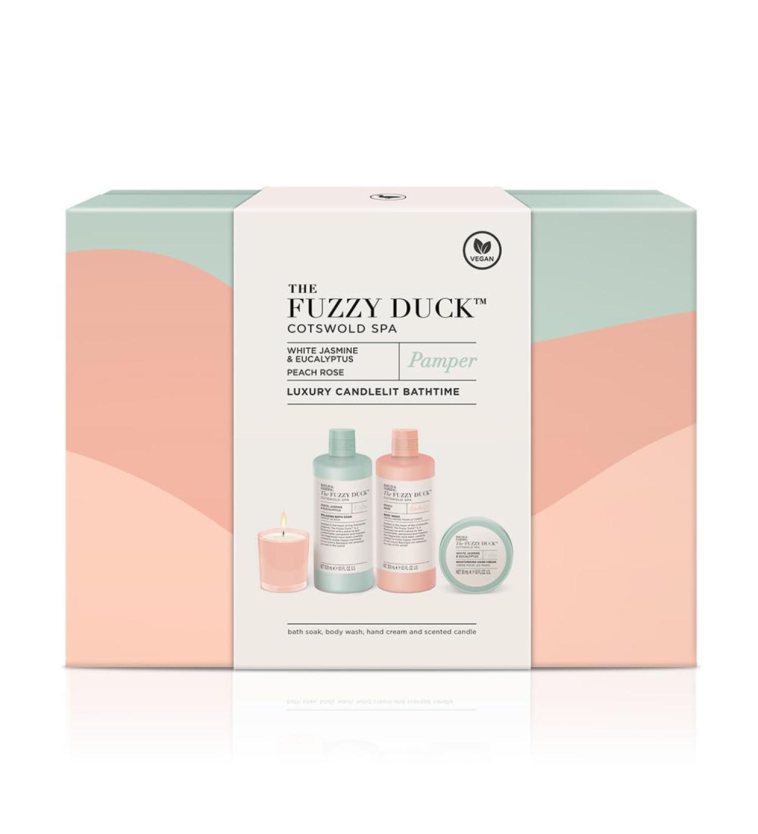 Baylis & Harding Fuzzy Duck Cotswold Spa Luxury Candlelit Bathing Gift Set - Vegan Friendly - Buy Online on GoSupps.com