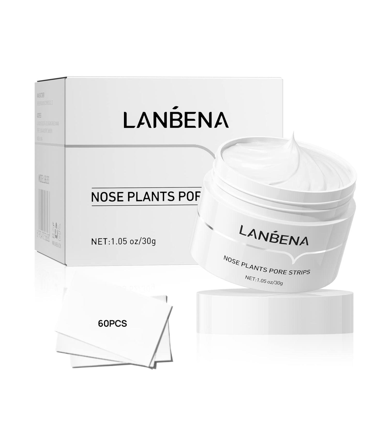 LANBENA Blackhead Remover Face Peel Off Mask 1.05 oz - Pore Strip for Nose & Face Blackheads - Buy Online on GoSupps.com