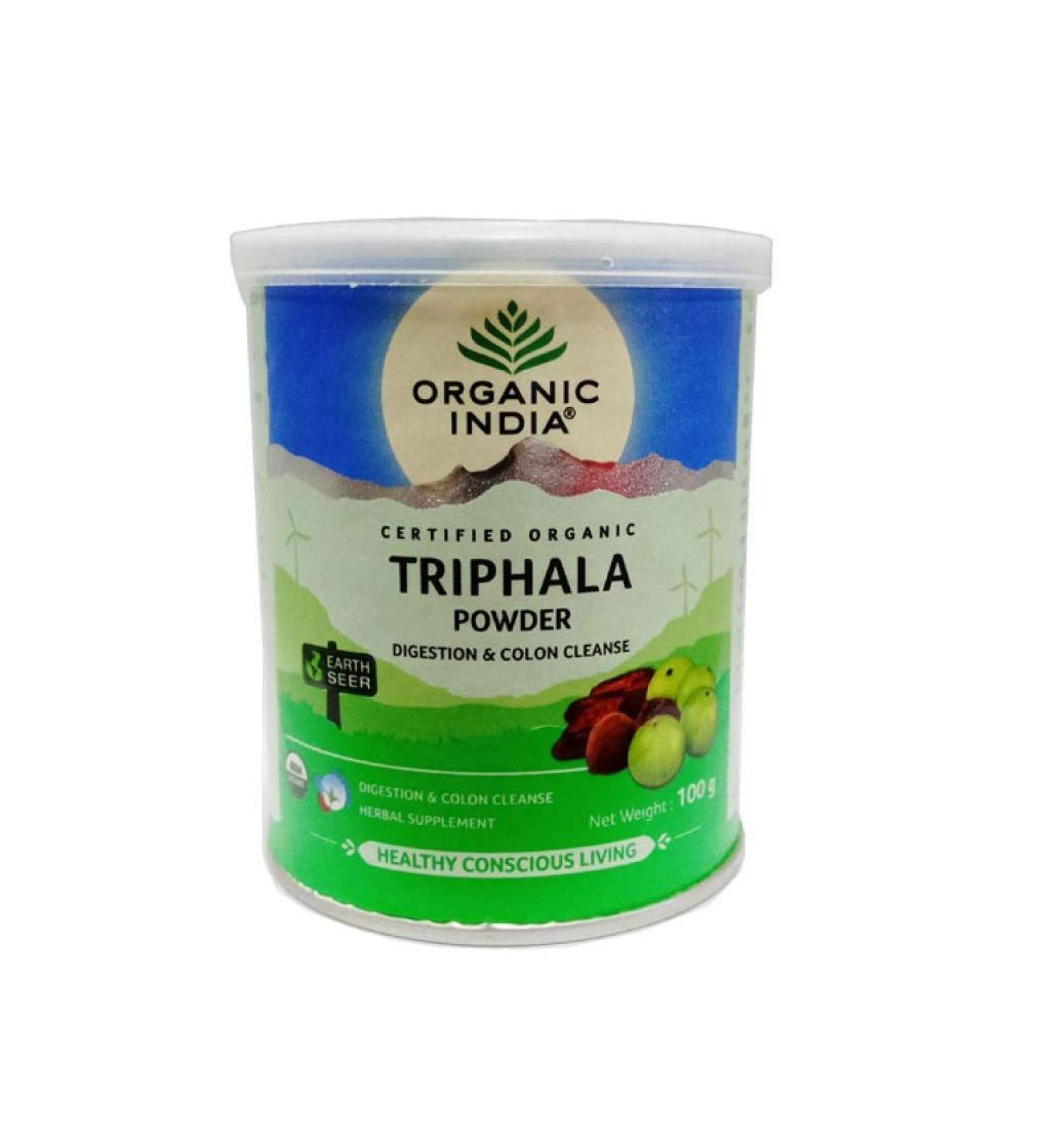 Organics India Triphala Powder 100g - Buy Online on GoSupps.com