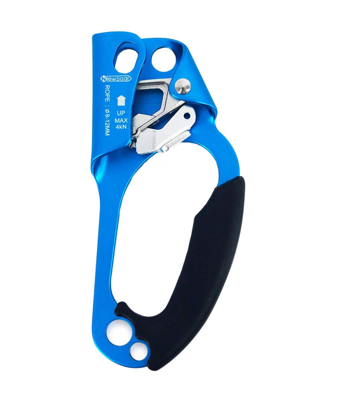 NewDoar UIAA & CE Certified Hand Ascender for 8-12MM Rope - Blue | Rock Climbing, Tree Arborist, Rappelling Gear - Buy Online on GoSupps.com