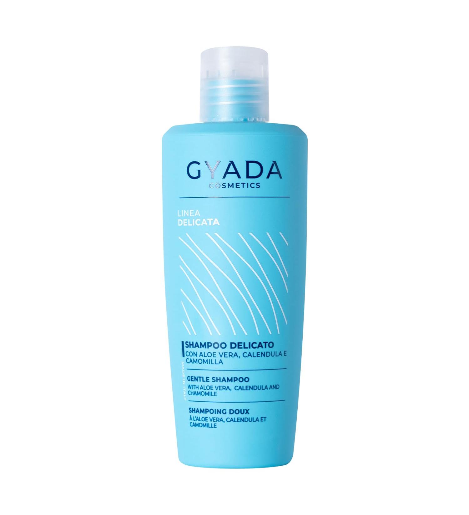  GYADA COSMETICS GYADA COSMETICS Ultra gentle shampoo with soothing action for sensitive skin and frequent washes with aloe vera chamomile and calendula 250 ml - Buy Online on GoSupps.com