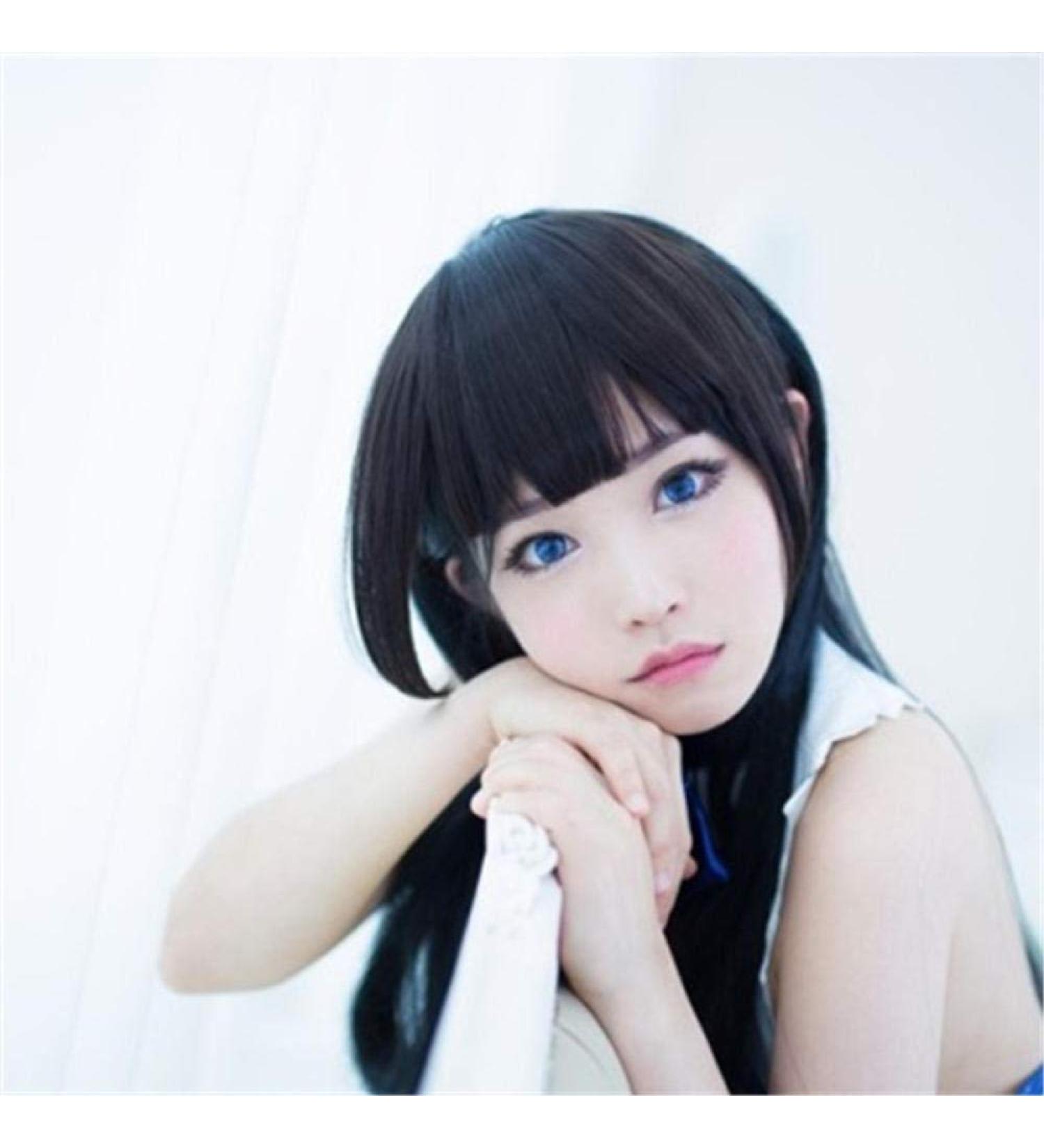 Buy Anime Fake Hair Wig for Women | Long Straight Ji Hairstyle - Creamy White Grandma Ash Lolita Headgear - Buy Online on GoSupps.com