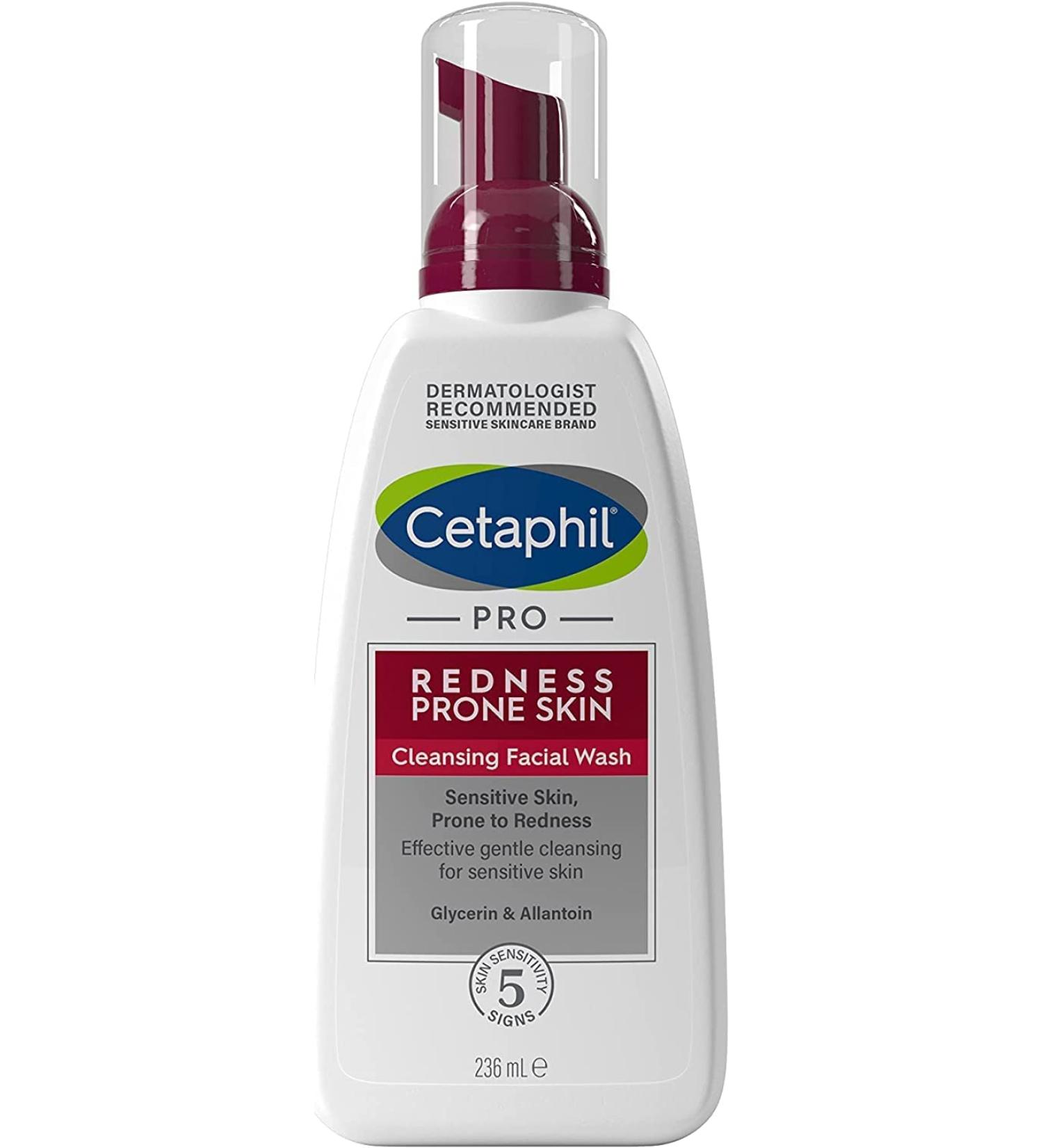 Cetaphil Face Wash 236ml | PRO Cleansing for Sensitive & Redness Prone Skin - International Shipping Available - Buy Online on GoSupps.com