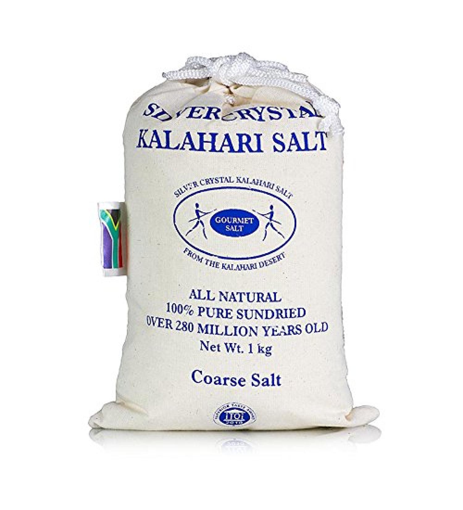 Silver Crystal Coarse Kalahari Salt 1Kg