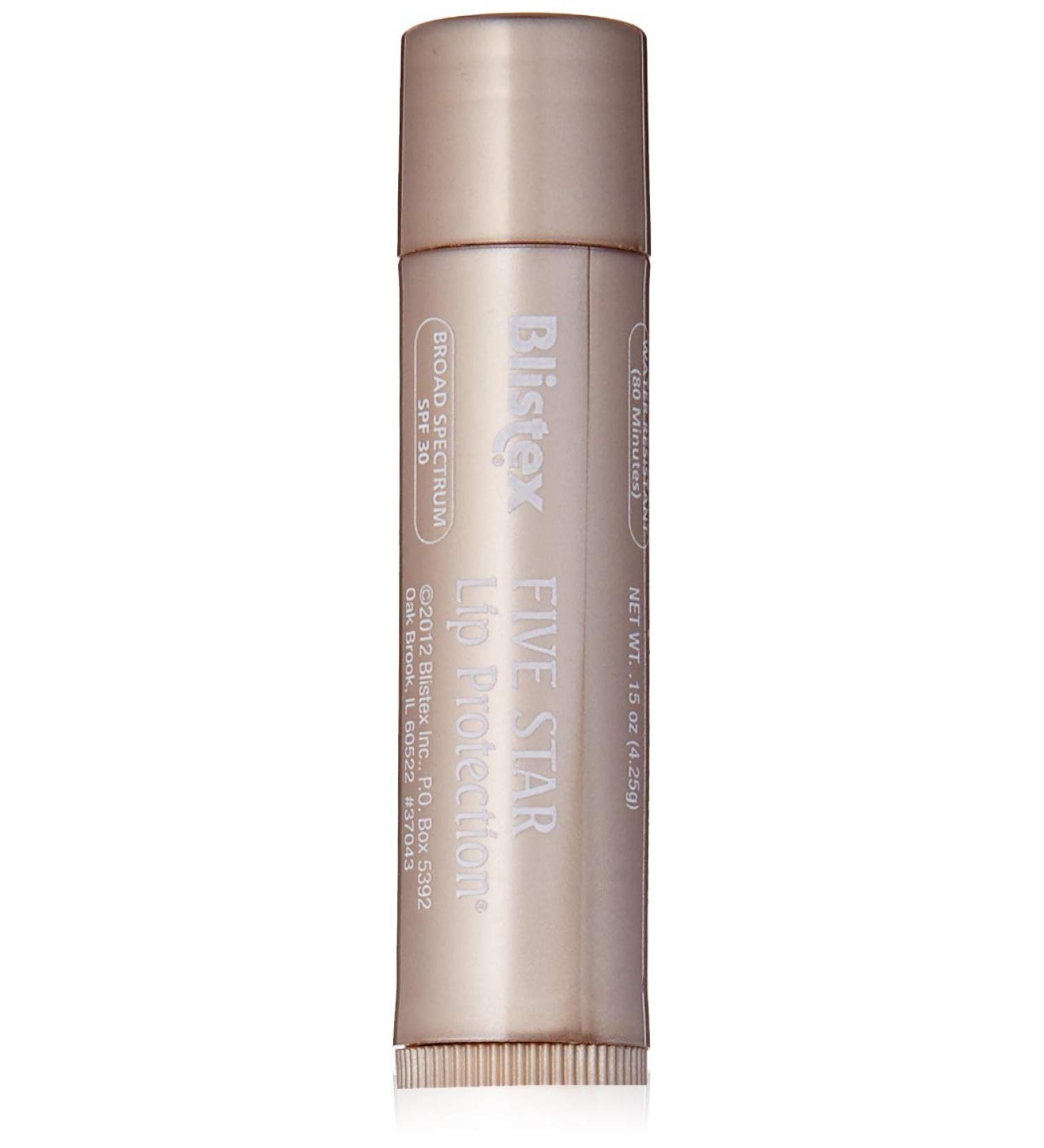 Blistex Five Star Lip Protection SPF 30 - 0.15 oz (Pack of 6) - Sunscreen Lip Balm Set - Buy Online on GoSupps.com