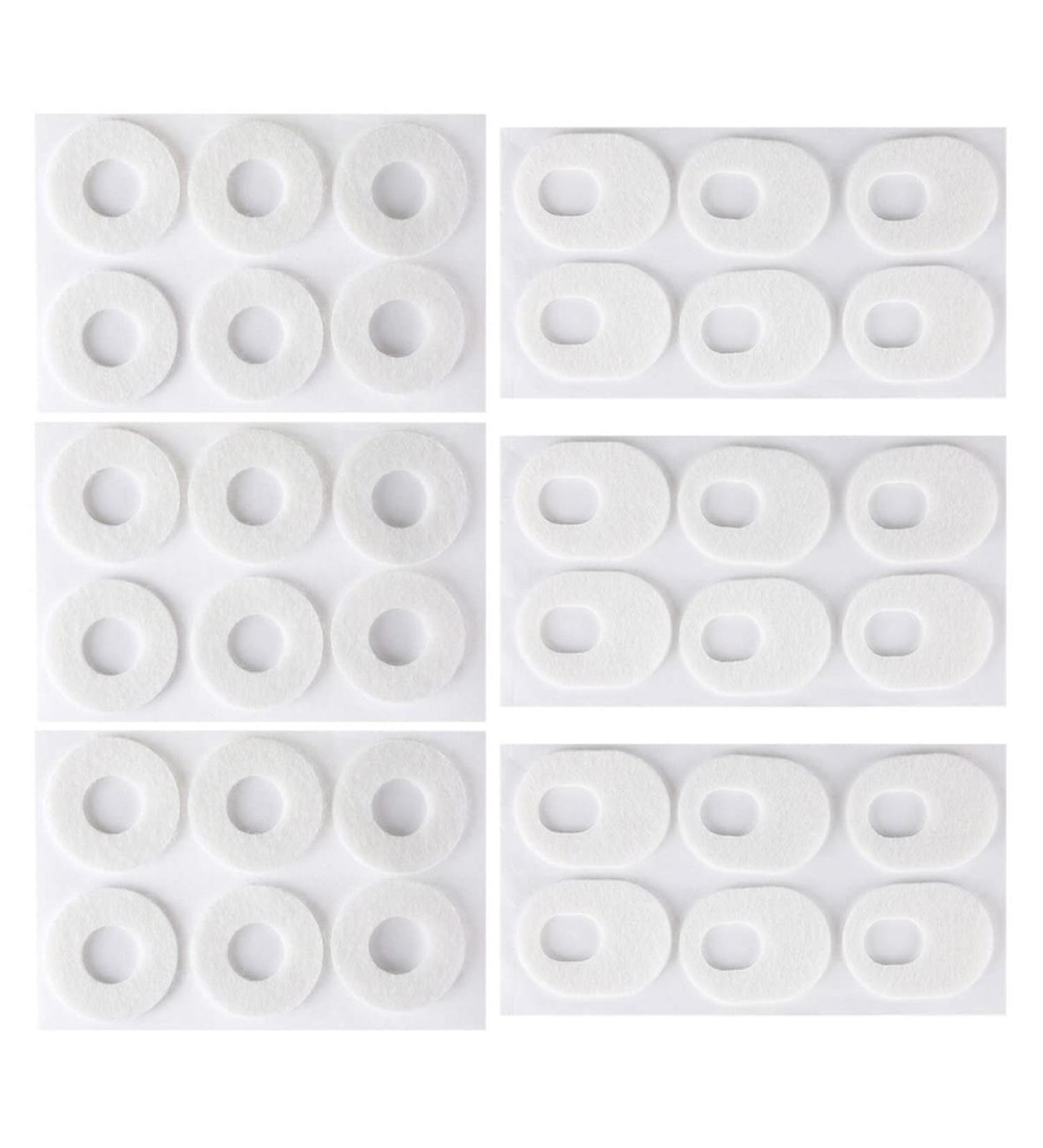 Minkissy 6pcs Foot Cushion Pain Corn Cushions - Toe & Heel Protectors for Calluses, Reducing Rubbing - Breathable Self-Relief Patches - Buy Online on GoSupps.com