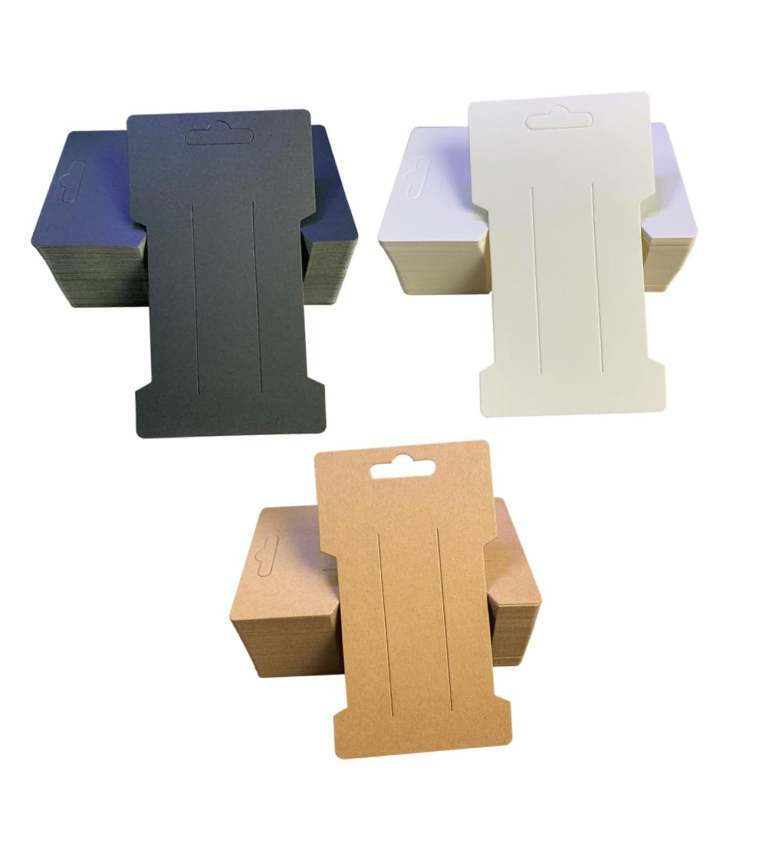 FOMIYES 900 Sheets Headband Wrapping Card Hair Barrettes Display Hair Clip Display Cards Bracelet Stand Hair Jewels Black Headbands Hair Rope Display Card Kraft Paper Earrings Cardboard - Buy Online on GoSupps.com
